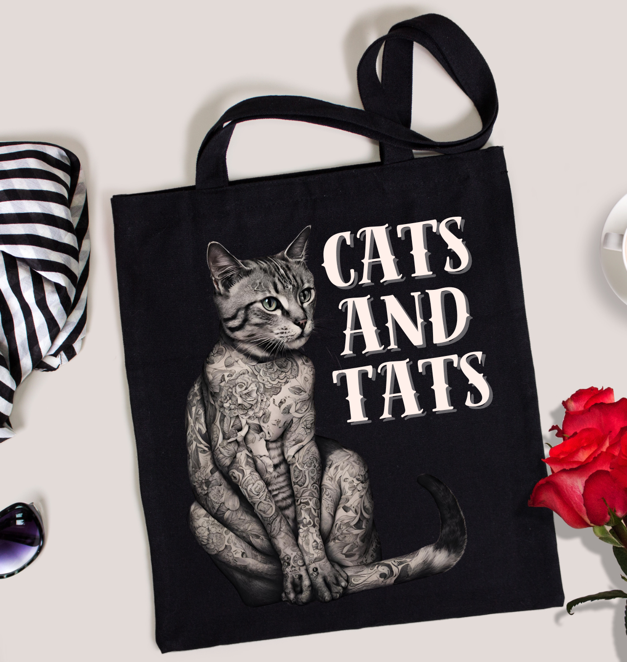 Cats &amp; Tats Tote