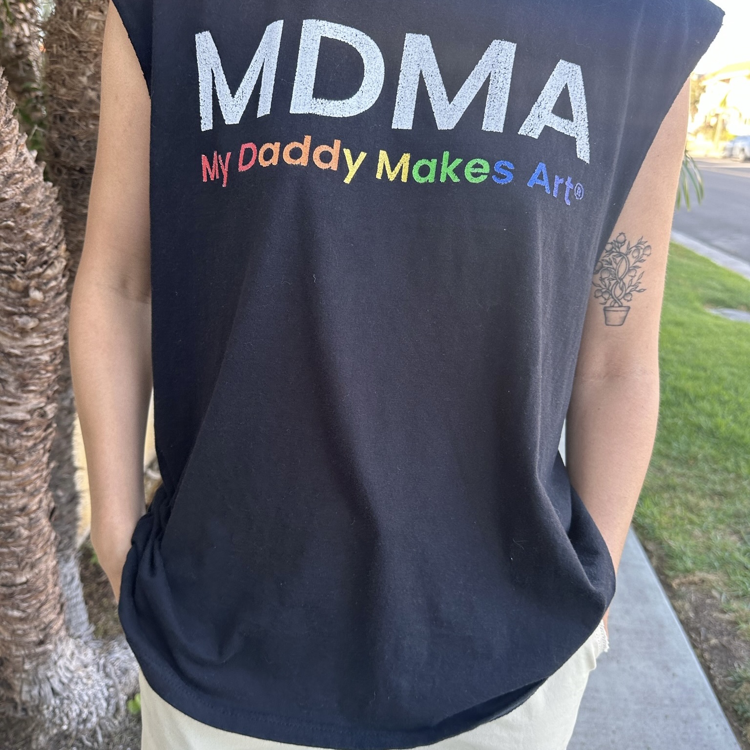 My Daddy Makes Art® Pride Tee product thumbnail image