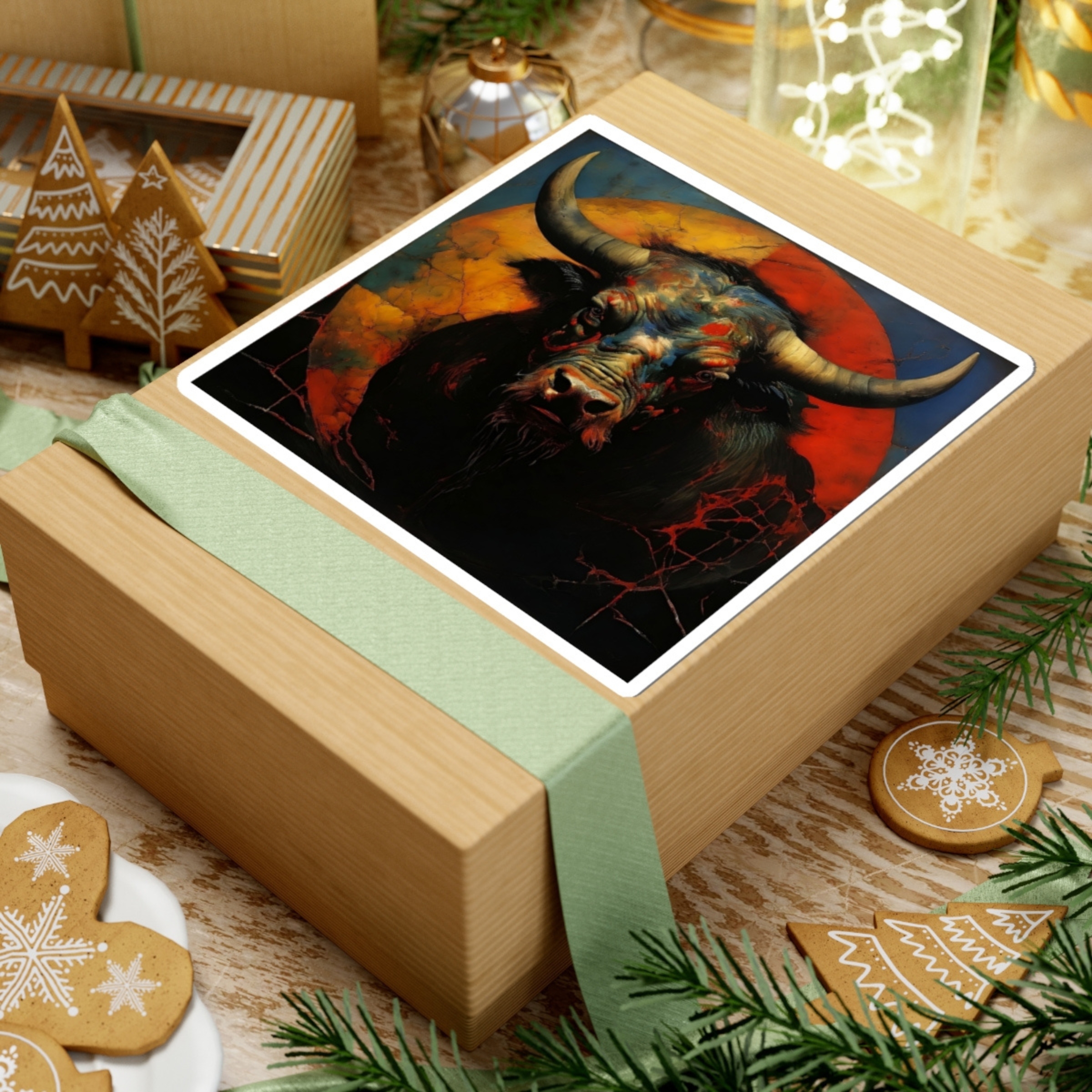 Taurus Astrological Zodiac Sign Kiss-Cut Stickers Taurus Astrological Zodiac Sign Kiss-Cut Stickers