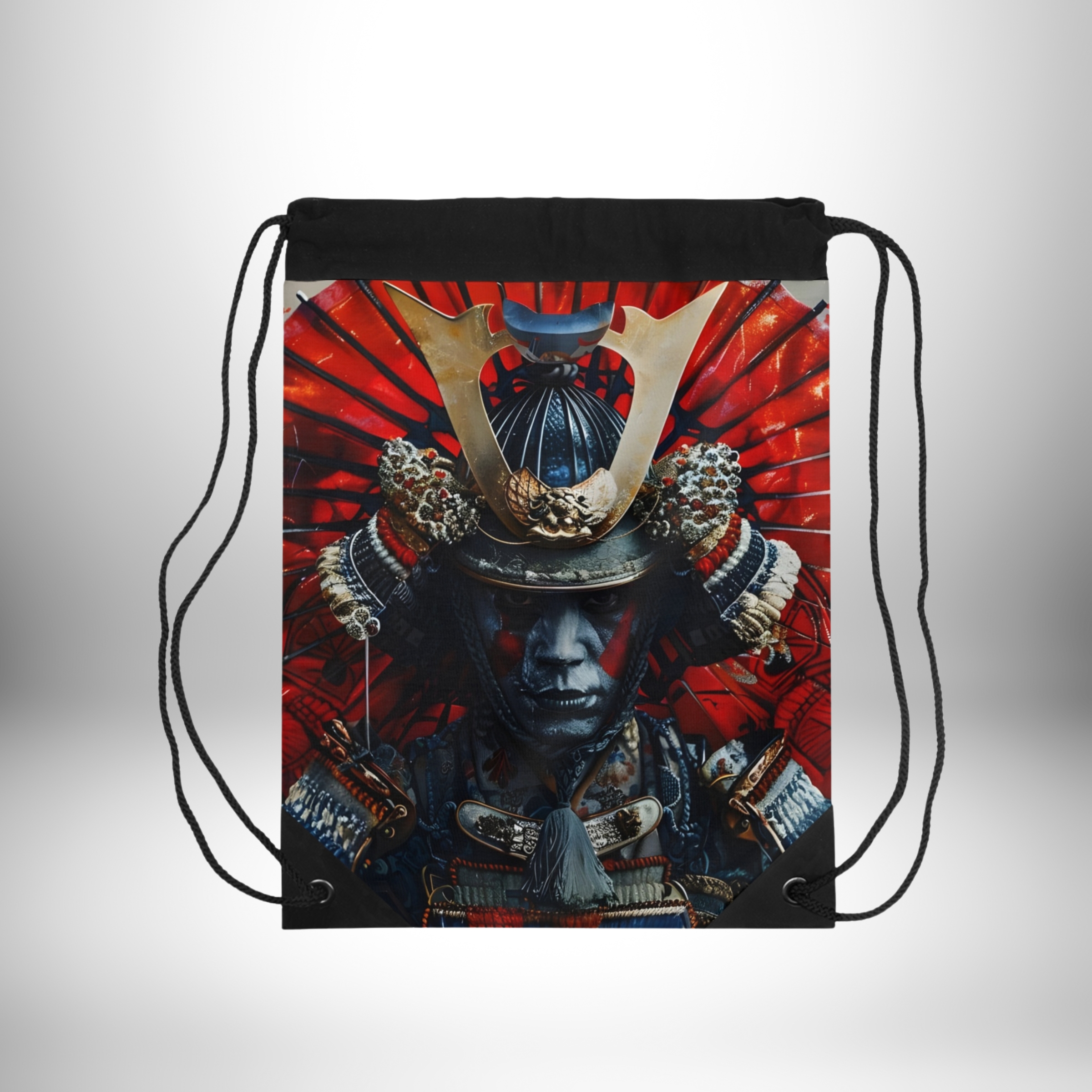 Samurai Warrior Drawstring Bag product thumbnail image Samurai Warrior Drawstring Bag product thumbnail image