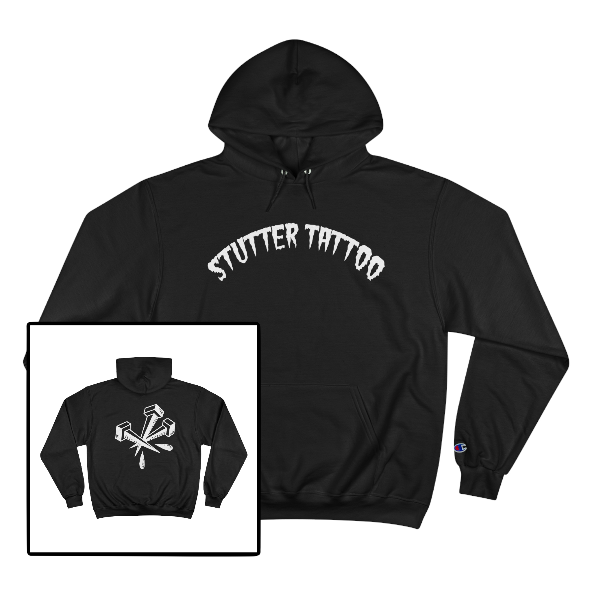 Big Spiked Champion Hoodie Big Spiked Champion Hoodie