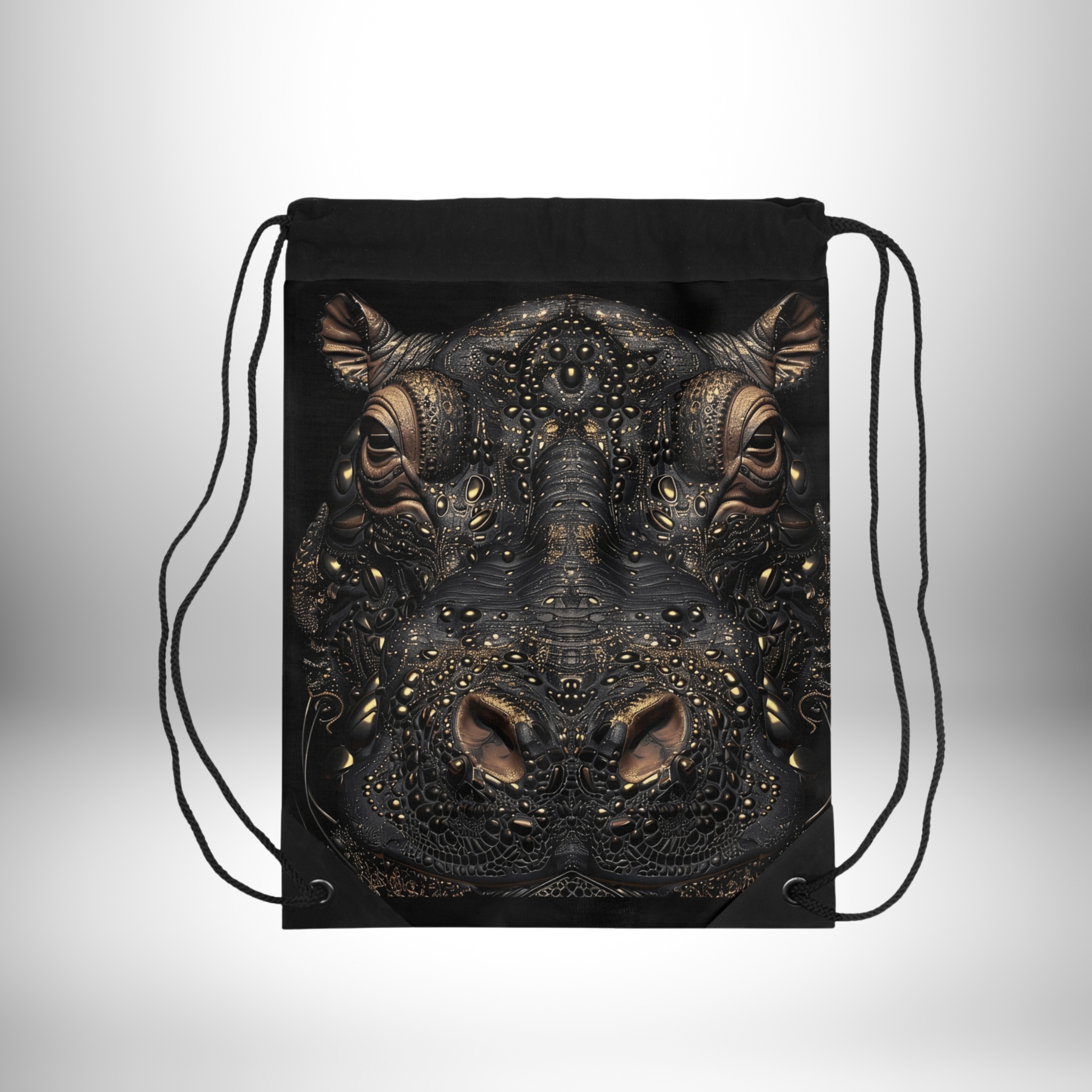 Hippopotamus Drawstring Bag product thumbnail image Hippopotamus Drawstring Bag product thumbnail image
