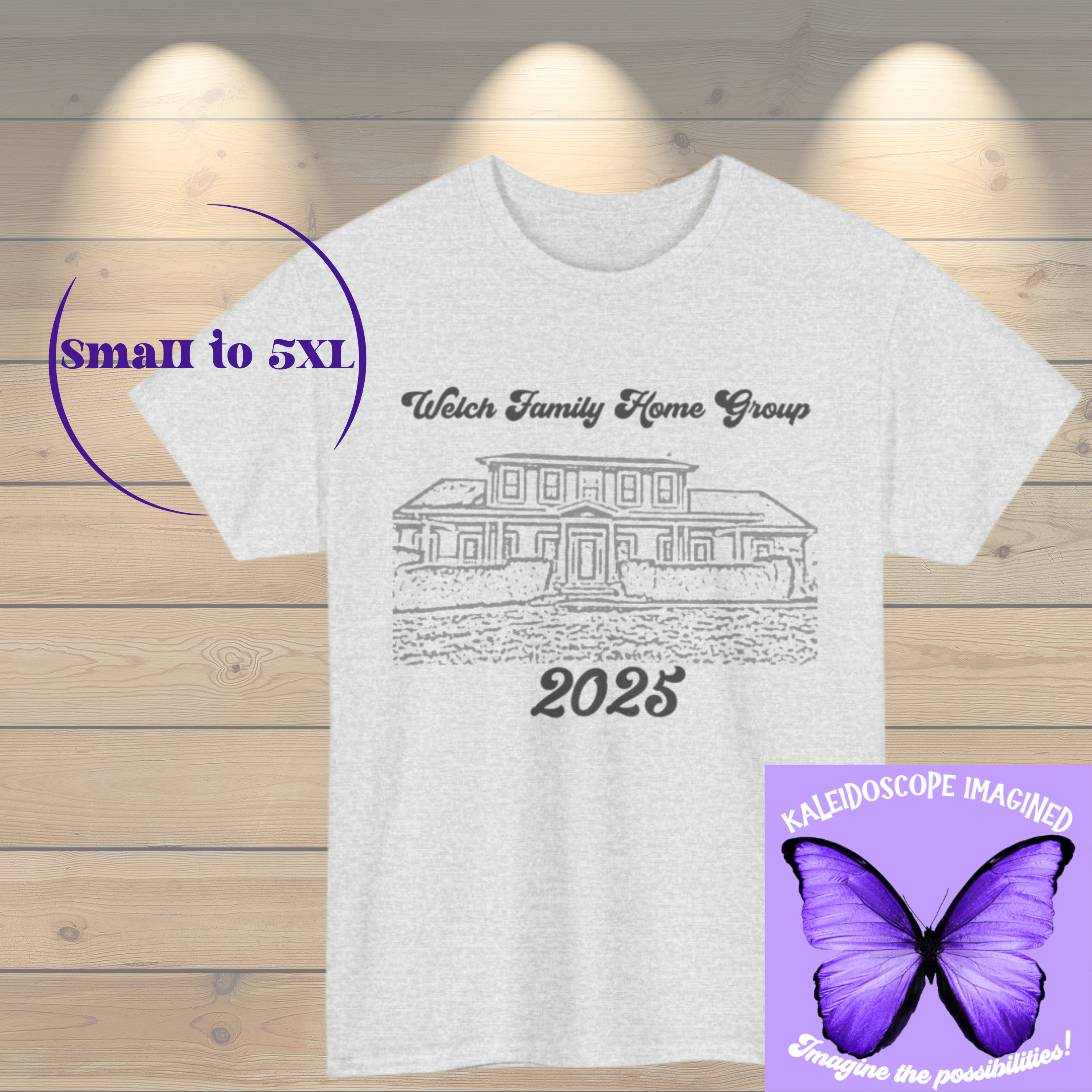 Family Home Group Unisex Tee - Welch family design product thumbnail image Family Home Group Unisex Tee - Welch family design product thumbnail image