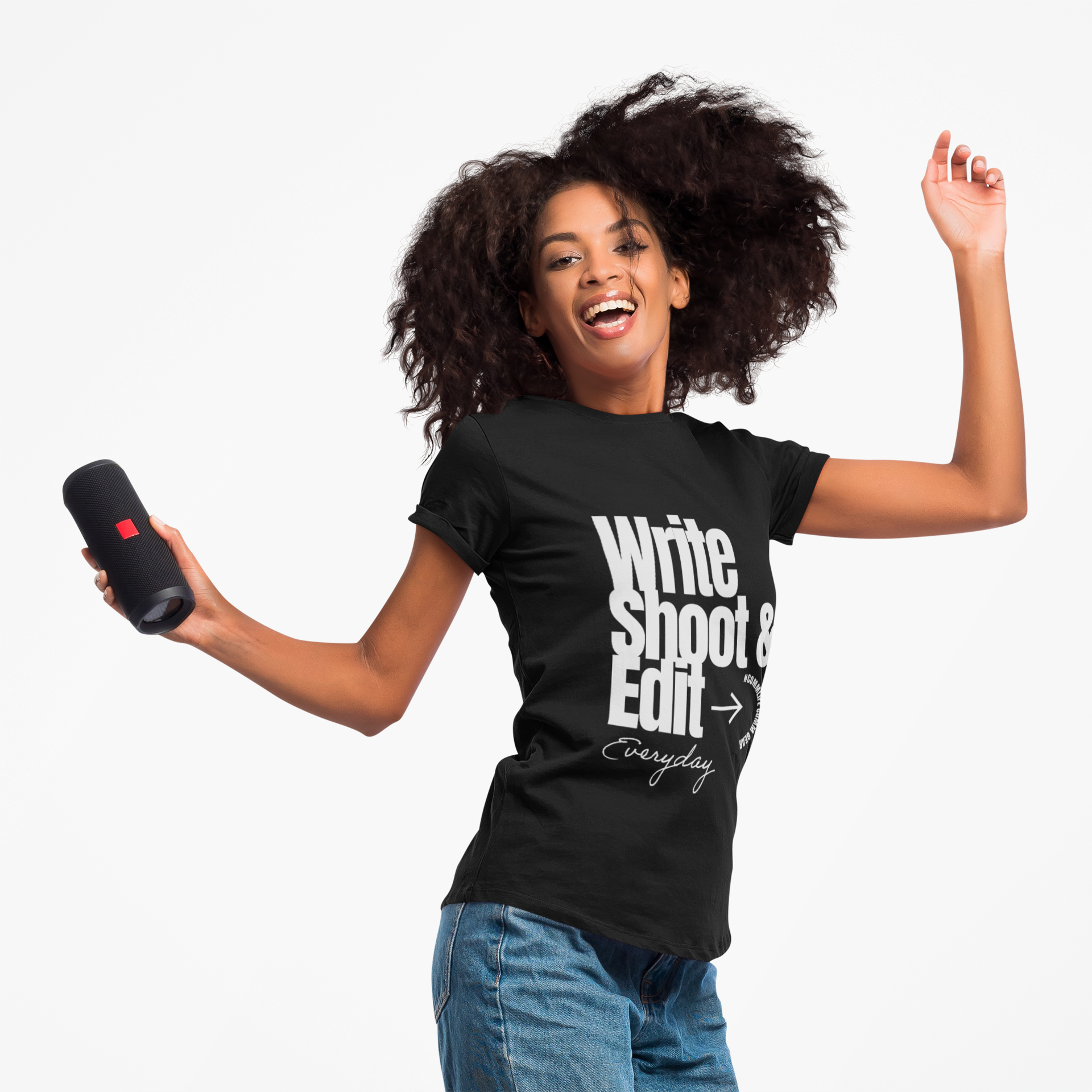 "Write, Shoot & Edit" | Communication Professional T-shirt product thumbnail image "Write, Shoot & Edit" | Communication Professional T-shirt product thumbnail image