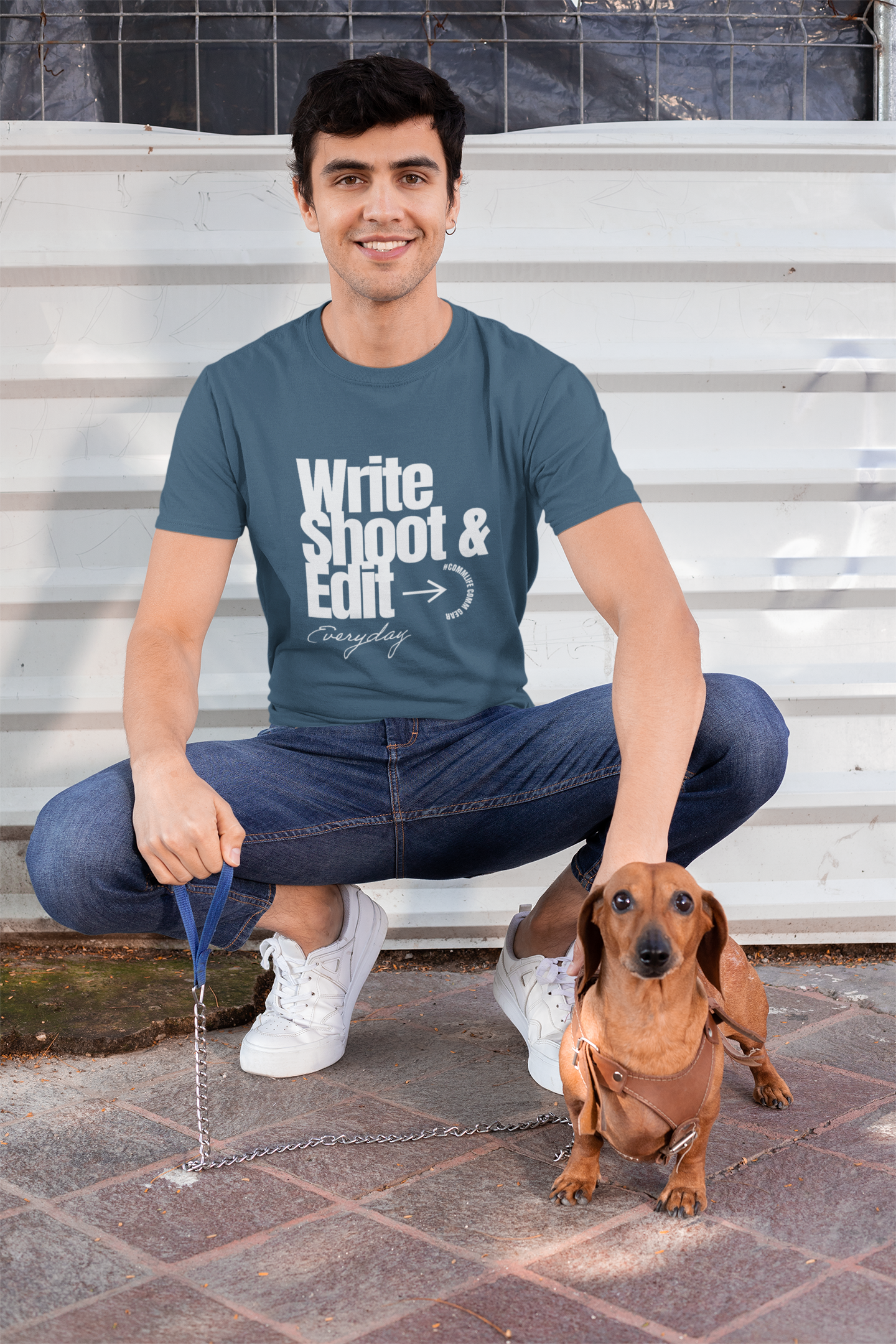 "Write, Shoot & Edit" | Communication Professional T-shirt product thumbnail image "Write, Shoot & Edit" | Communication Professional T-shirt product thumbnail image