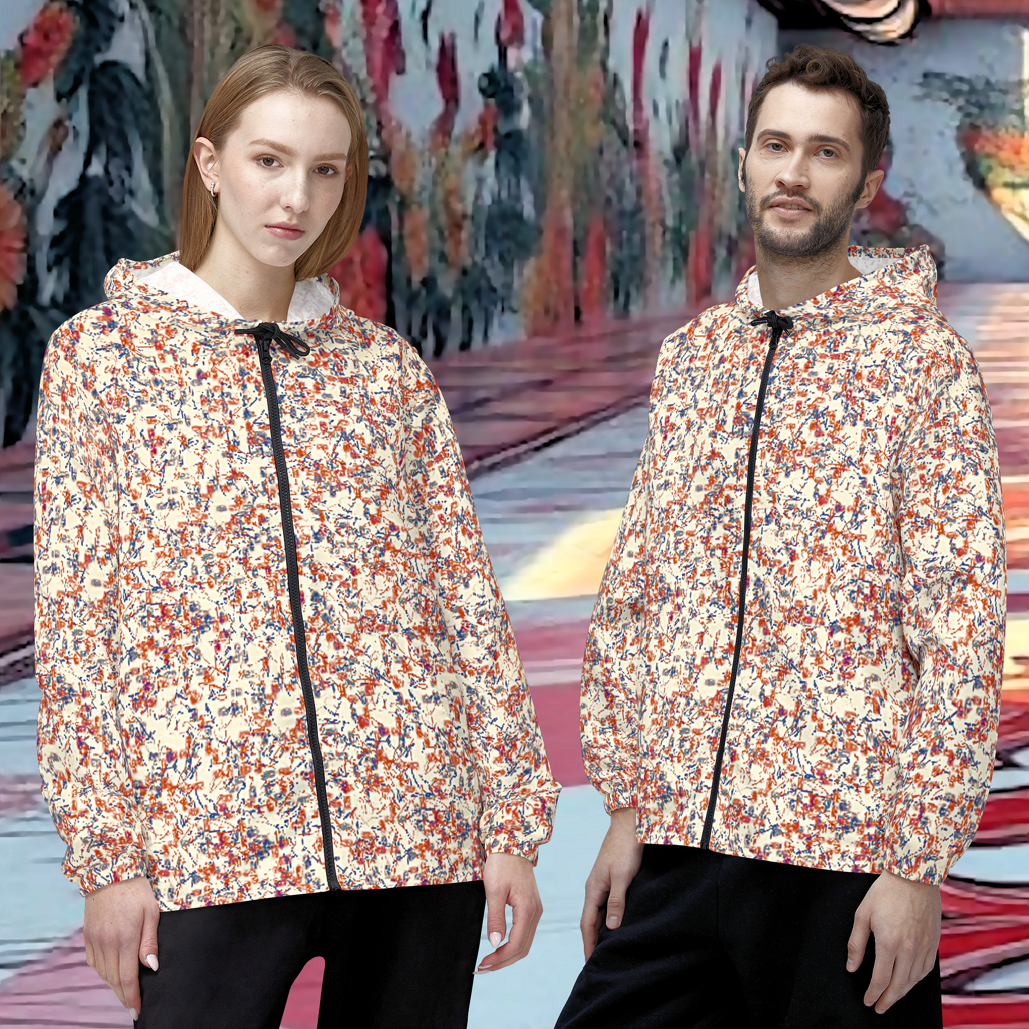 Fractal Moments - Windbreaker Jacket (AOP) Fractal Moments - Windbreaker Jacket (AOP)