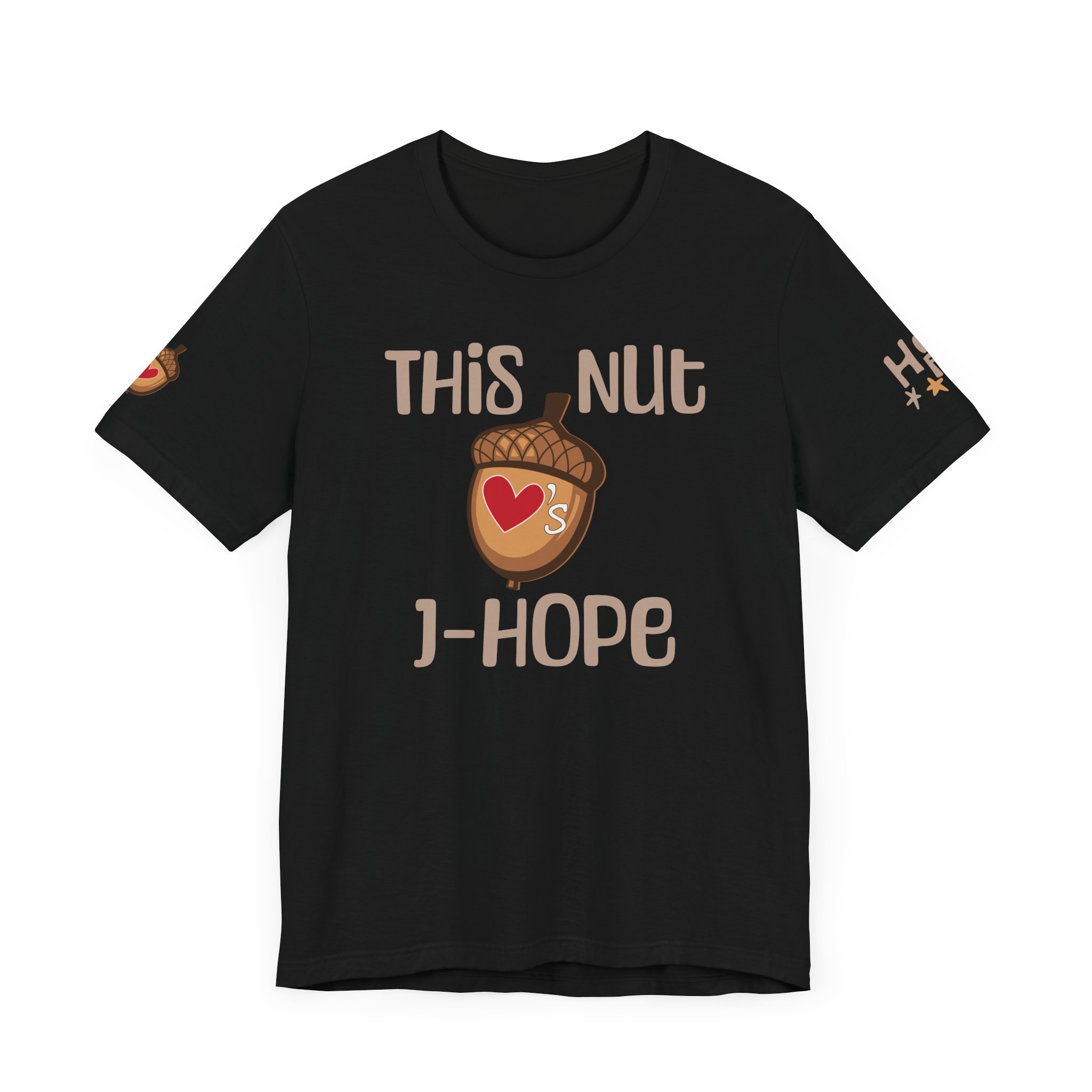 Hobi Squirrel Tee! Printed on FRONT/BACK/BOTH SLEEVES, Designed for ARMY, by ARMY product thumbnail image Hobi Squirrel Tee! Printed on FRONT/BACK/BOTH SLEEVES, Designed for ARMY, by ARMY product thumbnail image