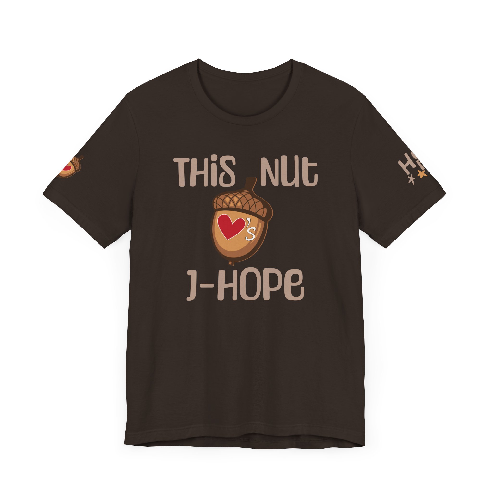 Hobi Squirrel Tee! Printed on FRONT/BACK/BOTH SLEEVES, Designed for ARMY, by ARMY product thumbnail image Hobi Squirrel Tee! Printed on FRONT/BACK/BOTH SLEEVES, Designed for ARMY, by ARMY product thumbnail image