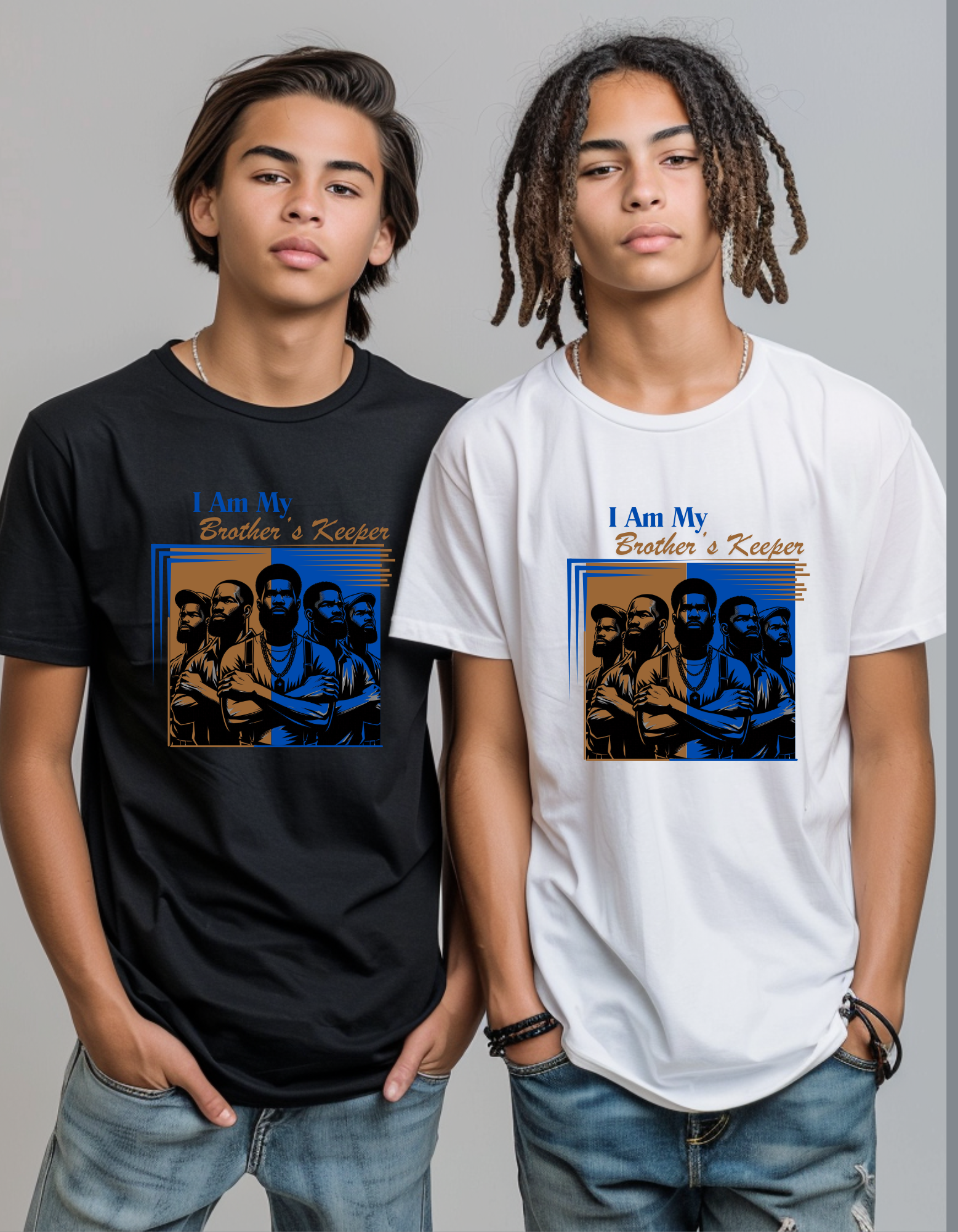 Brotherhood Unity Unisex Tee, Strength Graphic Tshirt, Men's Women's Shirt, Teamwork Cotton Top, Friendship Gift