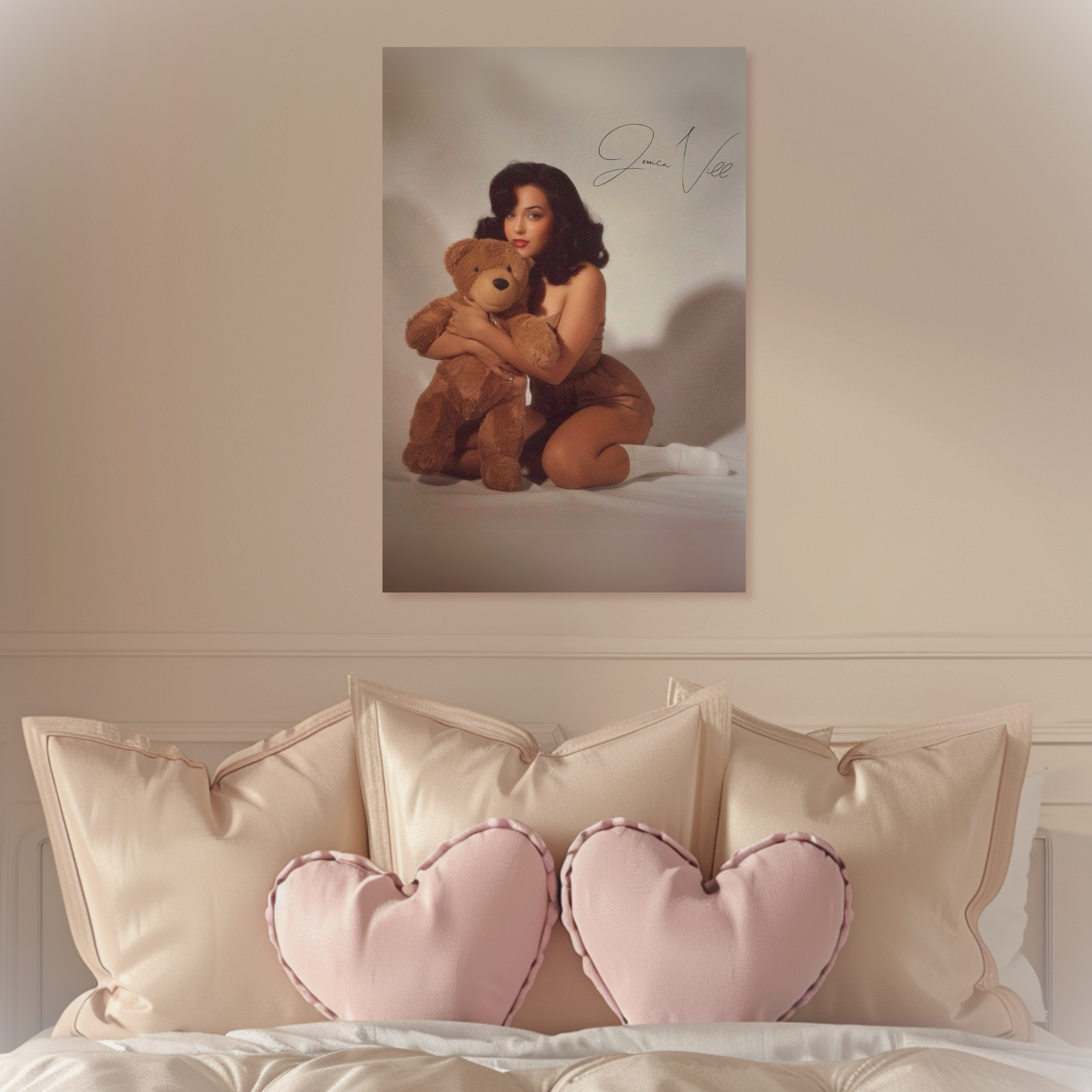 Teddy Jessica Pin up Poster product thumbnail image Teddy Jessica Pin up Poster product thumbnail image