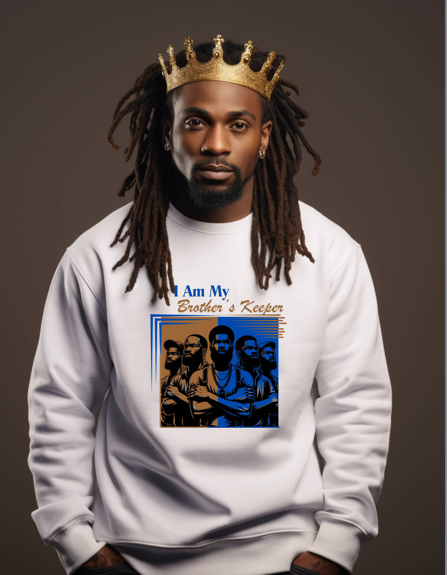 Unity Brotherhood Sweatshirt, Brother's Keeper Crewneck, Family Love Sweatshirt, Sibling Gift Top, Heavy Blend Pullover, Unisex Sweater