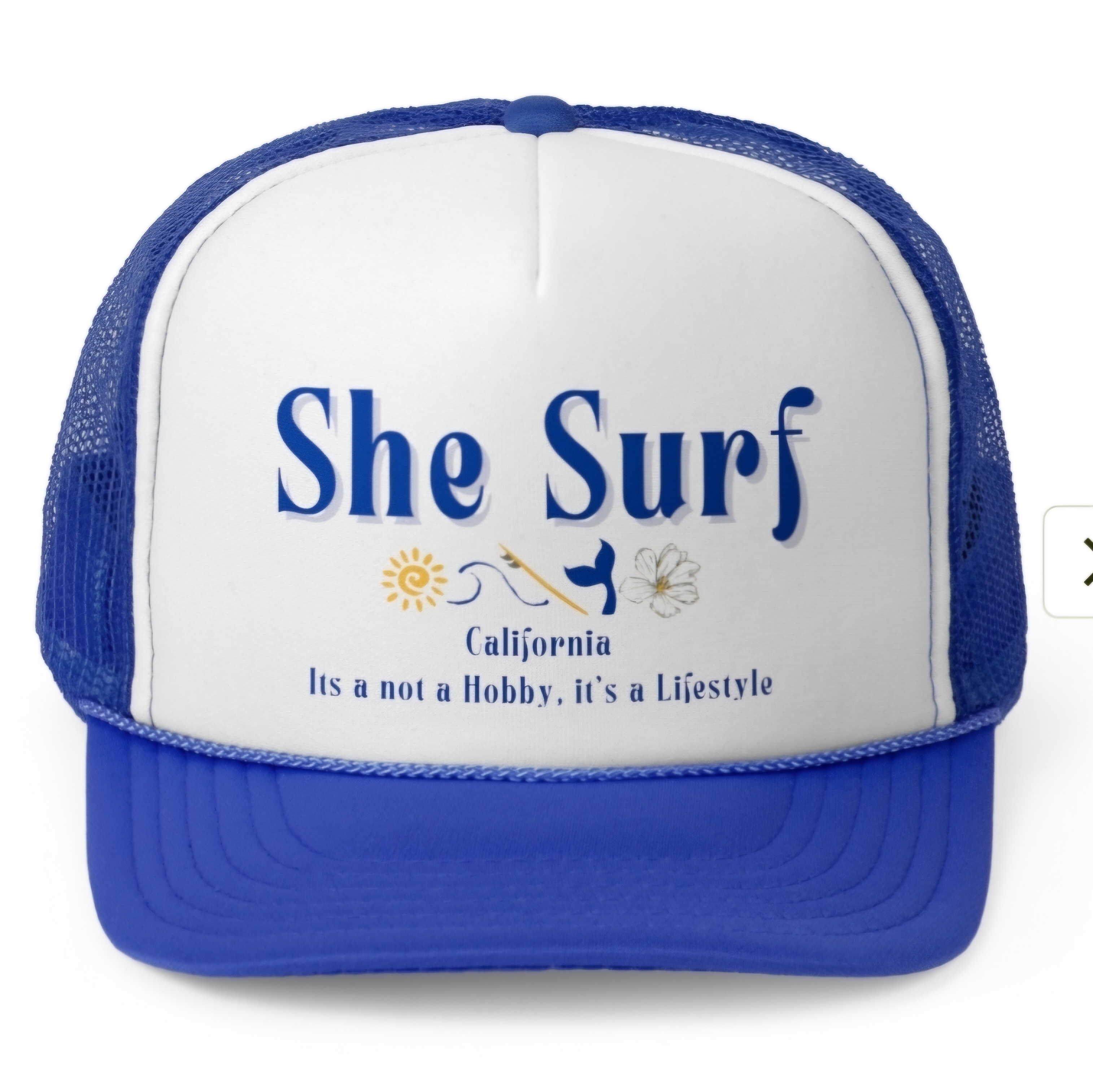 She Surf California Trucker Cap product thumbnail image She Surf California Trucker Cap product thumbnail image
