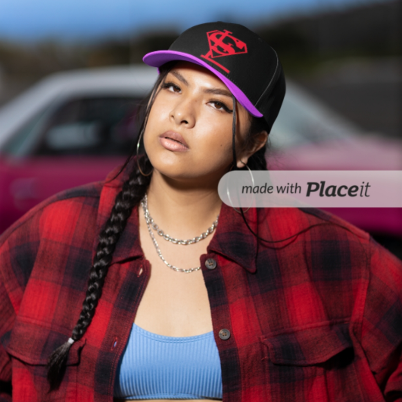 "Man of STL" Flat Bill Snapback Cap product thumbnail image