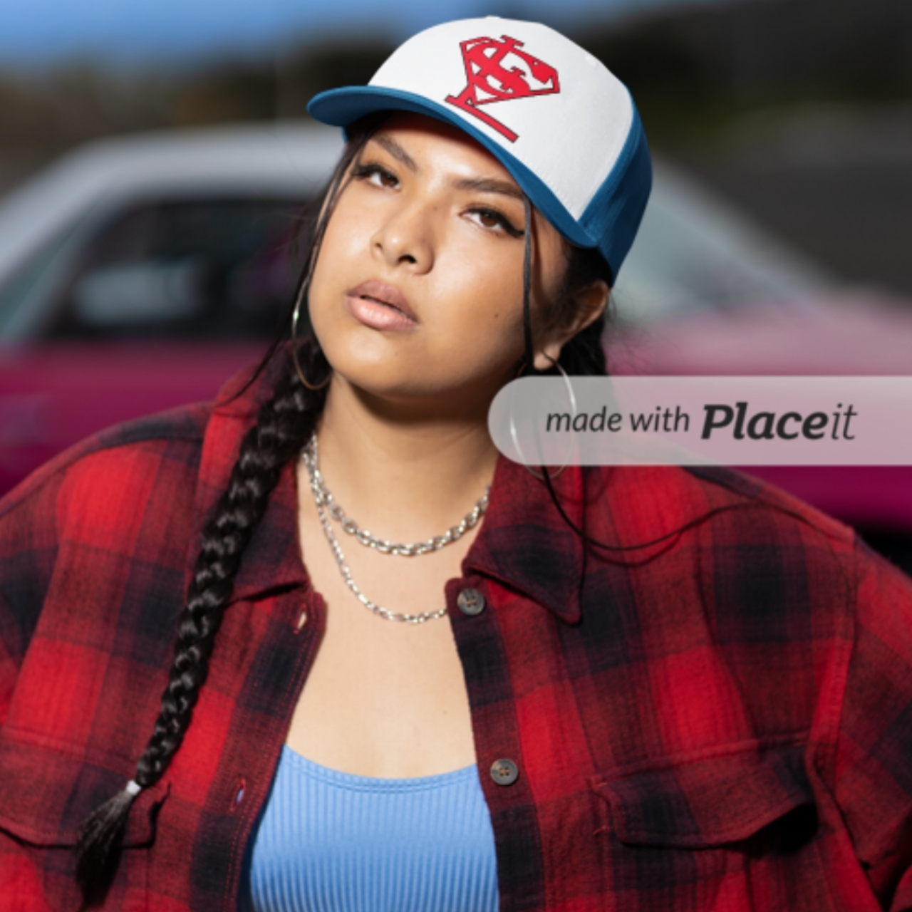 "Man of STL" Flat Bill Snapback Cap product thumbnail image