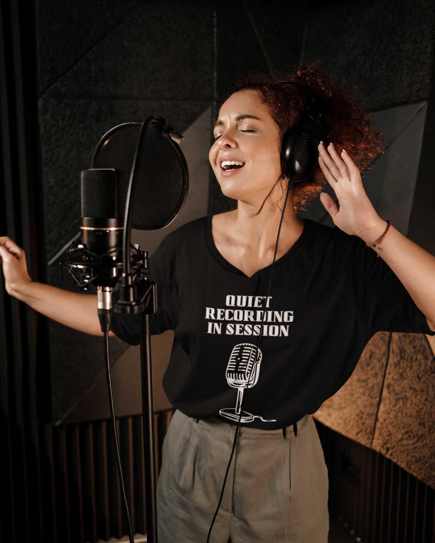 Recording in Session Soft T-Shirt product thumbnail image Recording in Session Soft T-Shirt product thumbnail image