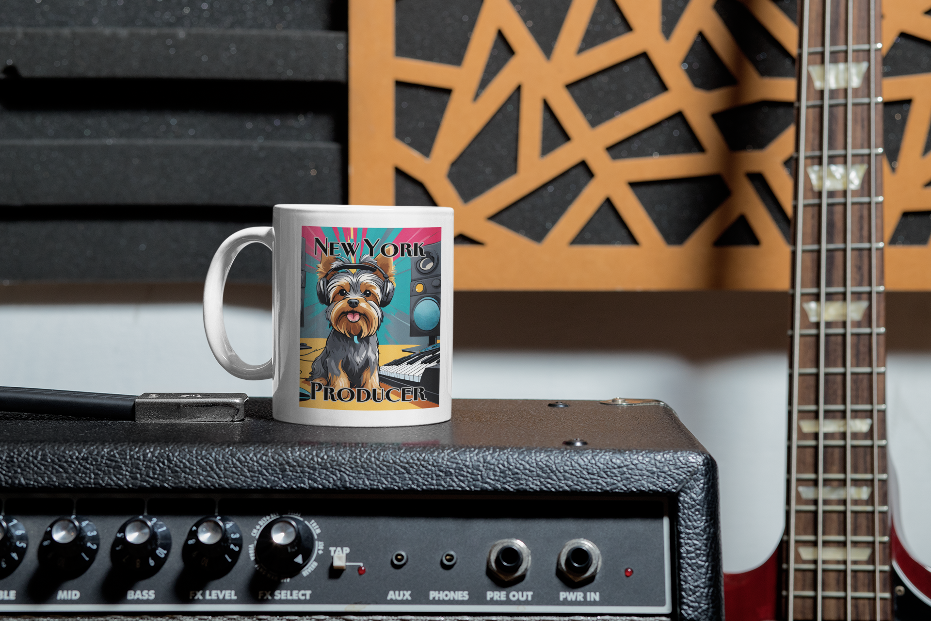 Yorkie Dog Ceramic Mug, (11oz, 15oz) product thumbnail image