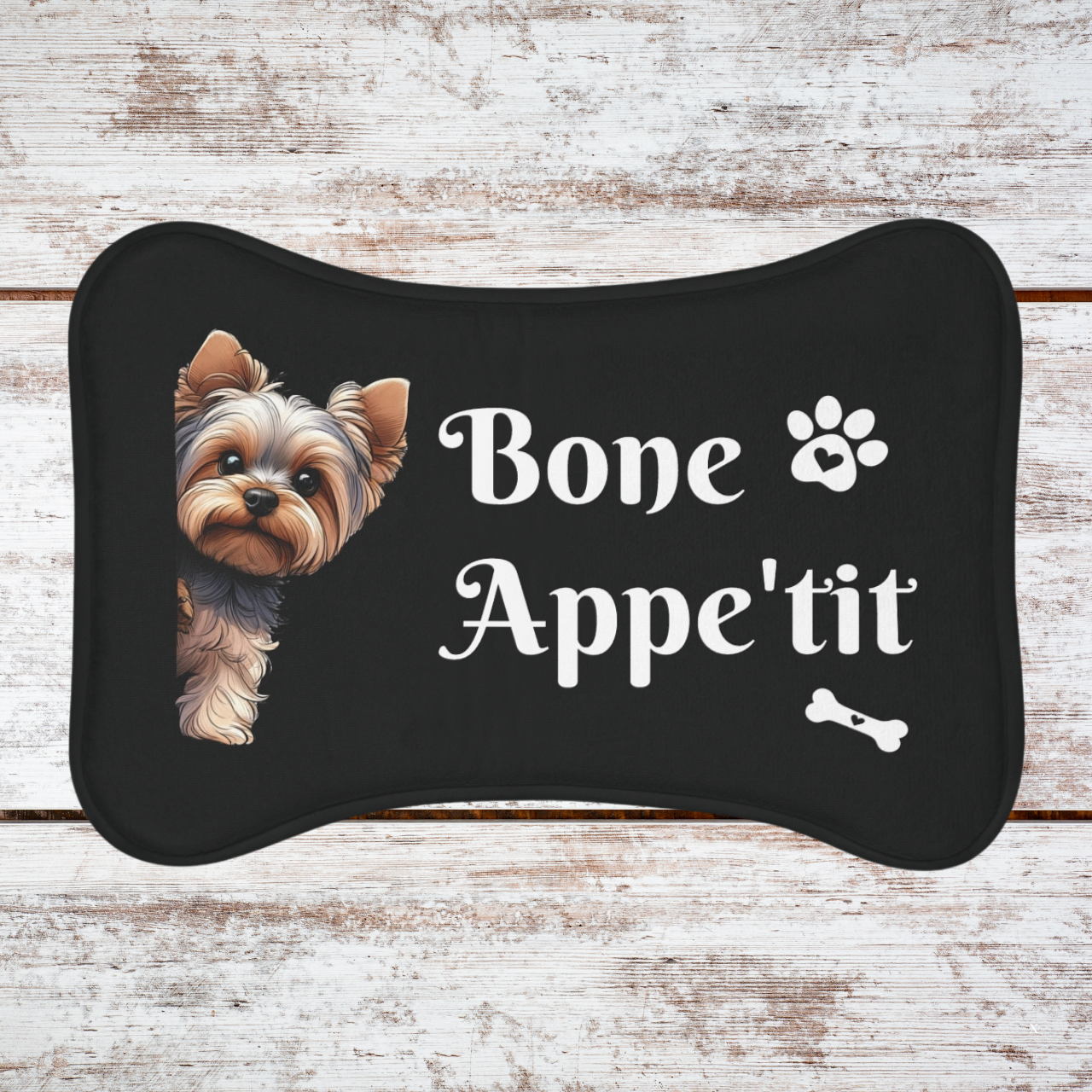 Pet Feeding Mat - Yorkshire Terrier Pet Feeding Mat - Yorkshire Terrier