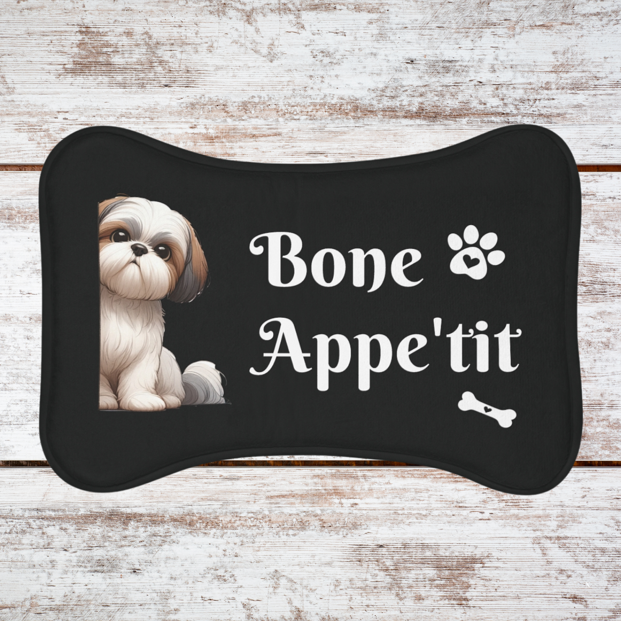 Pet Feeding Mat - Shih Tzu Pet Feeding Mat - Shih Tzu