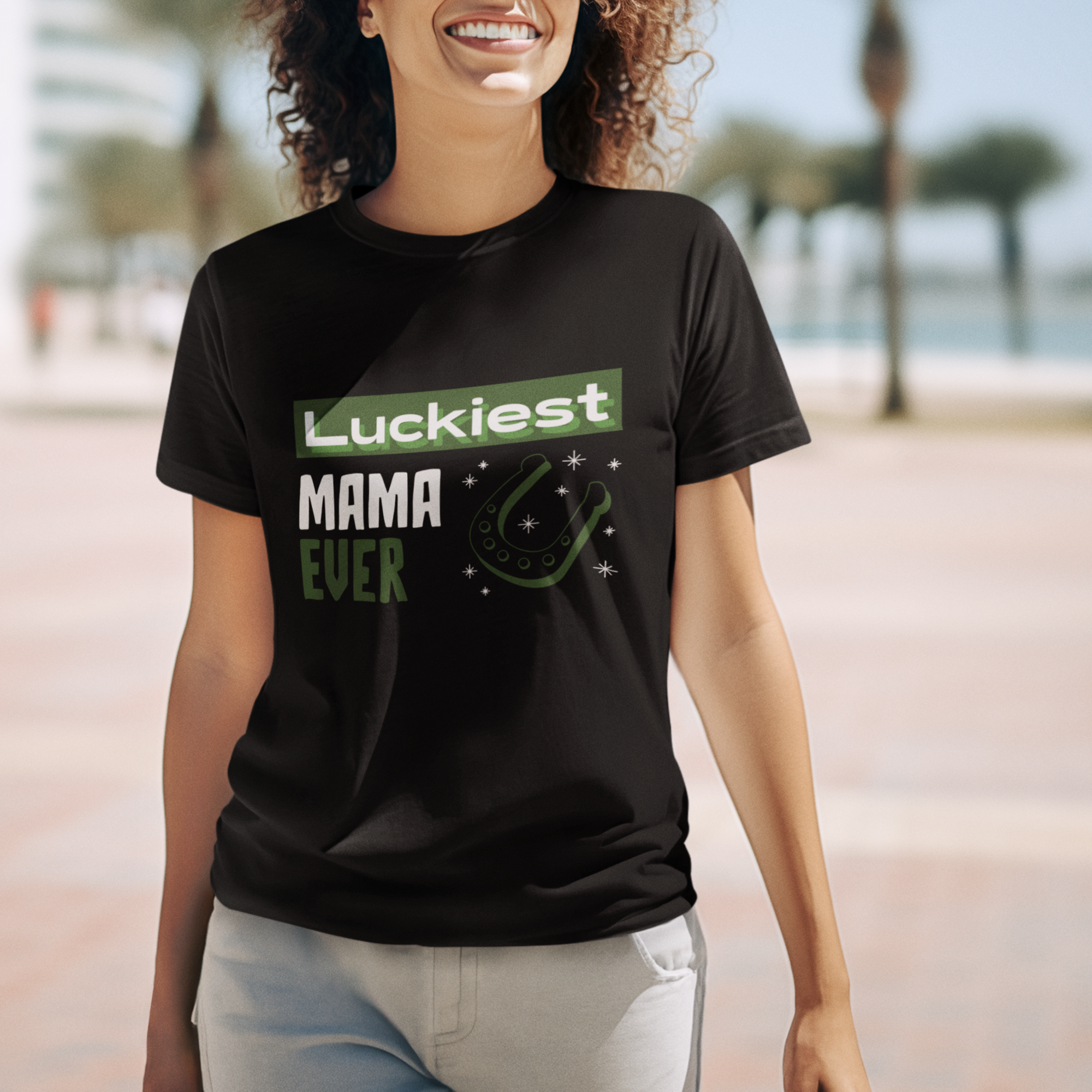 Luckiest Mama Ever Tee