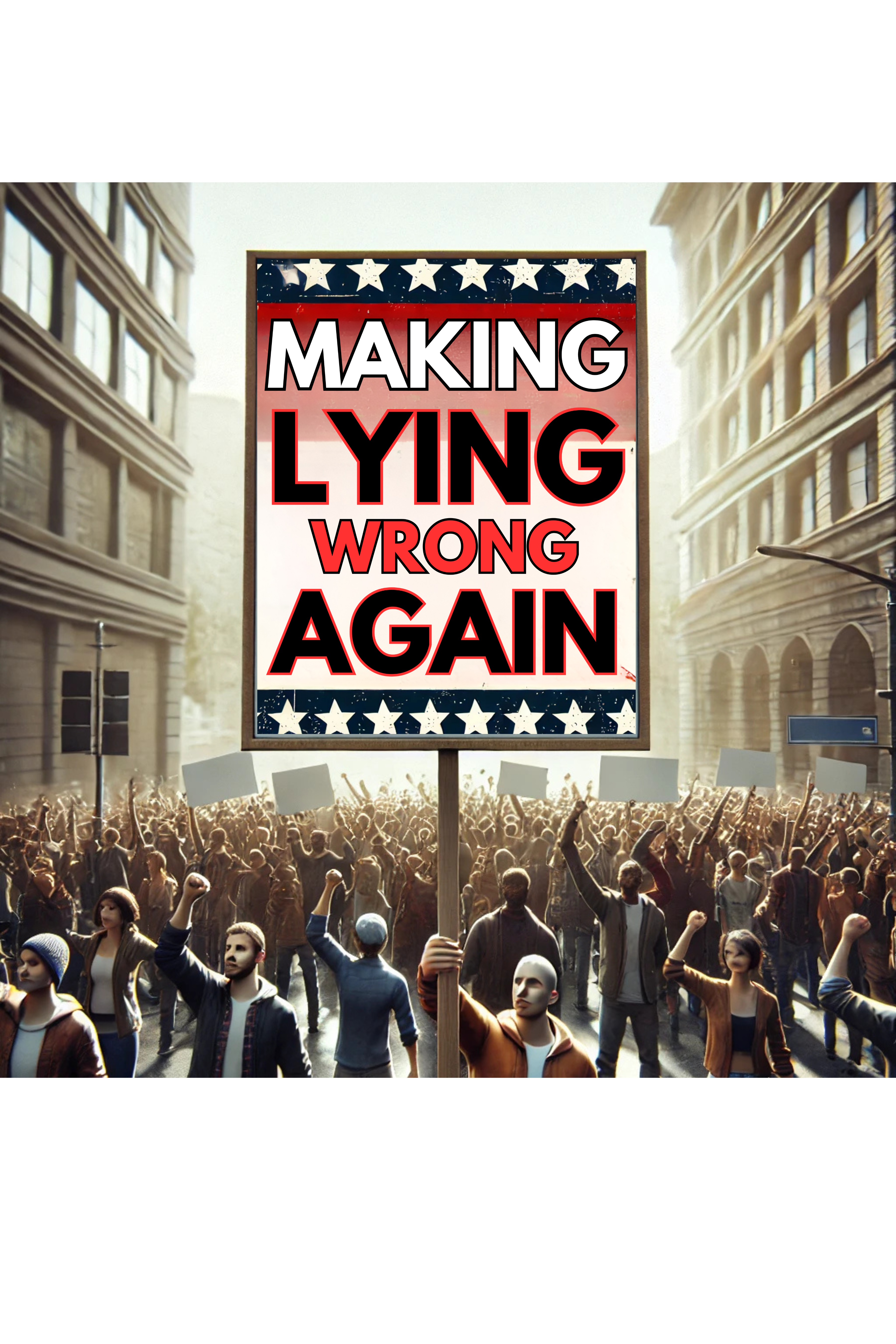 Political Rally Posters "Making Lying Wrong Again" product thumbnail image Political Rally Posters "Making Lying Wrong Again" product thumbnail image