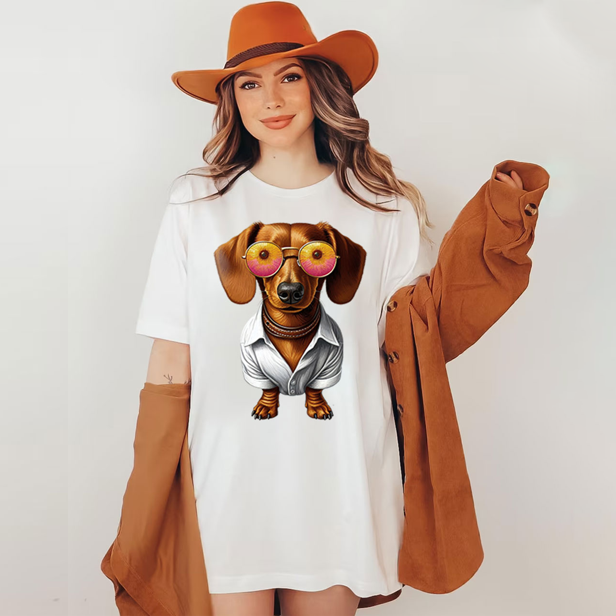 Cool Dachshund Funny T-shirt - Novelty Dog Lovers Graphic Tee