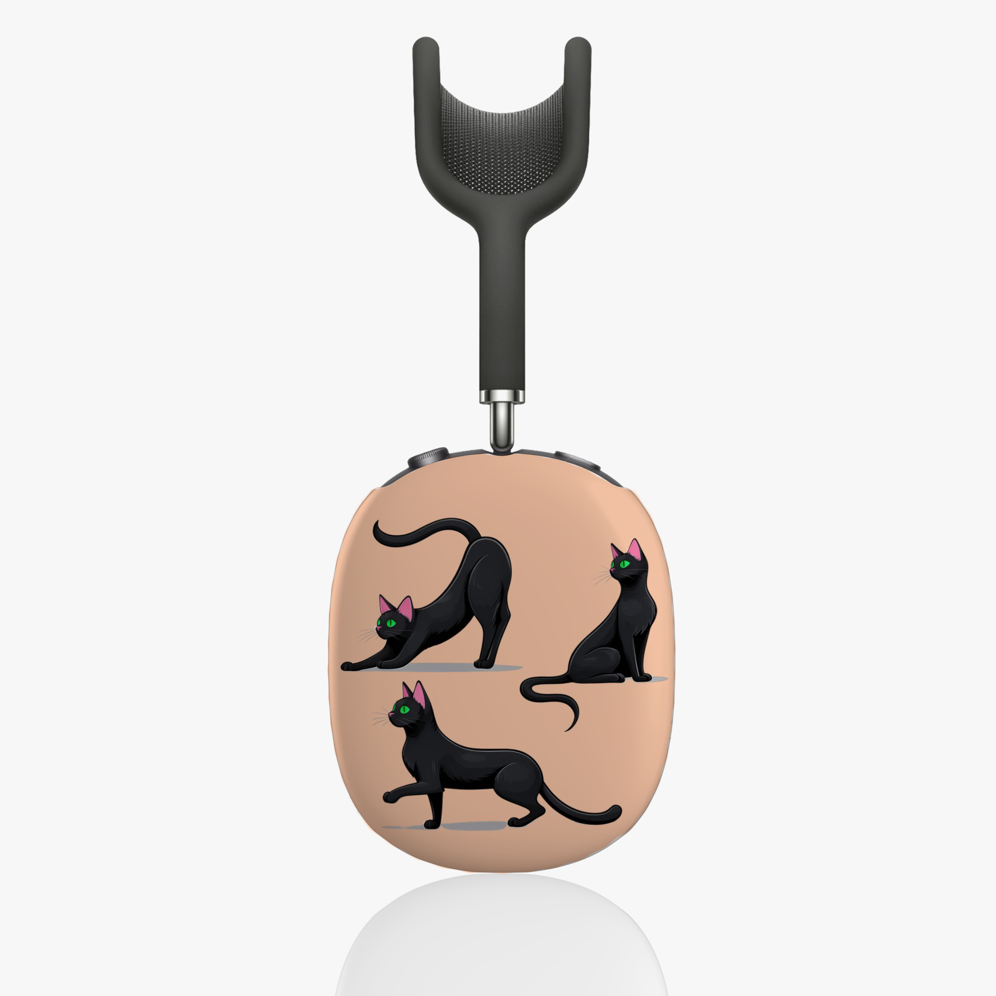 Cute Black Cat AirPod Max Cases - Stylish and Protective Accessories product thumbnail image Cute Black Cat AirPod Max Cases - Stylish and Protective Accessories product thumbnail image