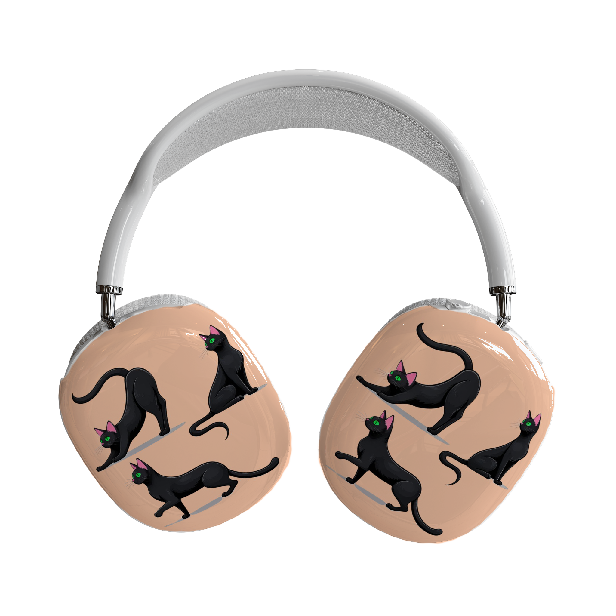 Cute Black Cat AirPod Max Cases - Stylish and Protective Accessories product thumbnail image Cute Black Cat AirPod Max Cases - Stylish and Protective Accessories product thumbnail image