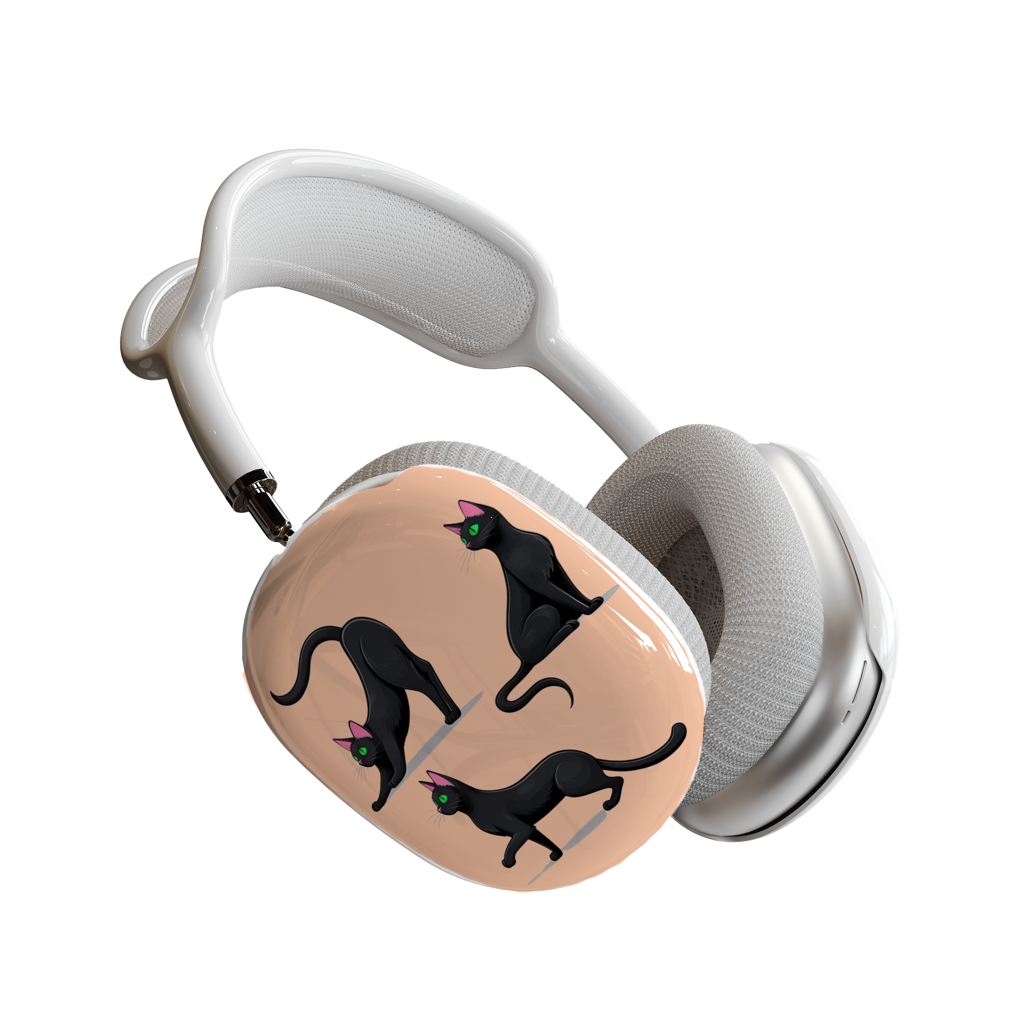 Cute Black Cat AirPod Max Cases - Stylish and Protective Accessories