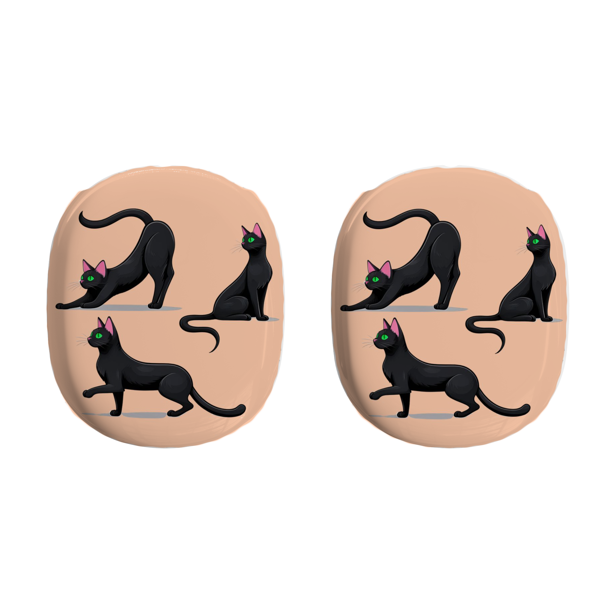 Cute Black Cat AirPod Max Cases - Stylish and Protective Accessories product thumbnail image Cute Black Cat AirPod Max Cases - Stylish and Protective Accessories product thumbnail image