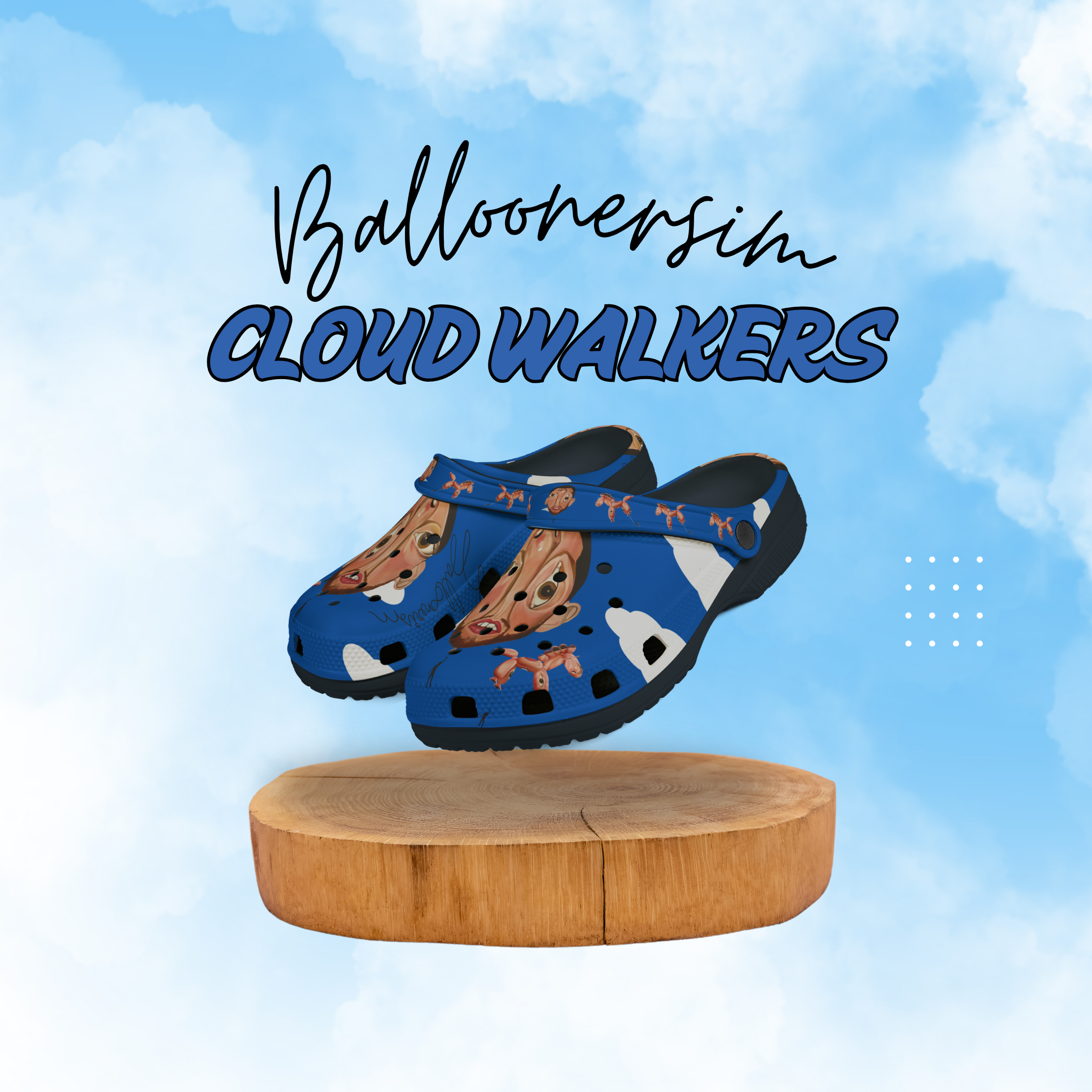 Mac Miller "Balloonerism" Cloud Walkers – Float Through Life in Style! 🎈👣 product thumbnail image