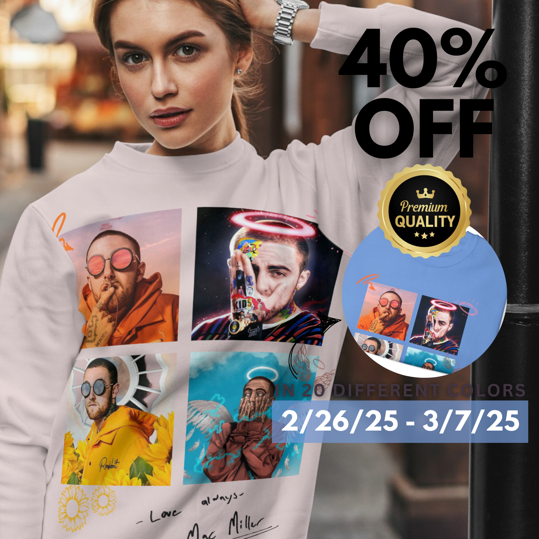 Mac Miller “Eternal Echoes” Sweatshirt  product thumbnail image
