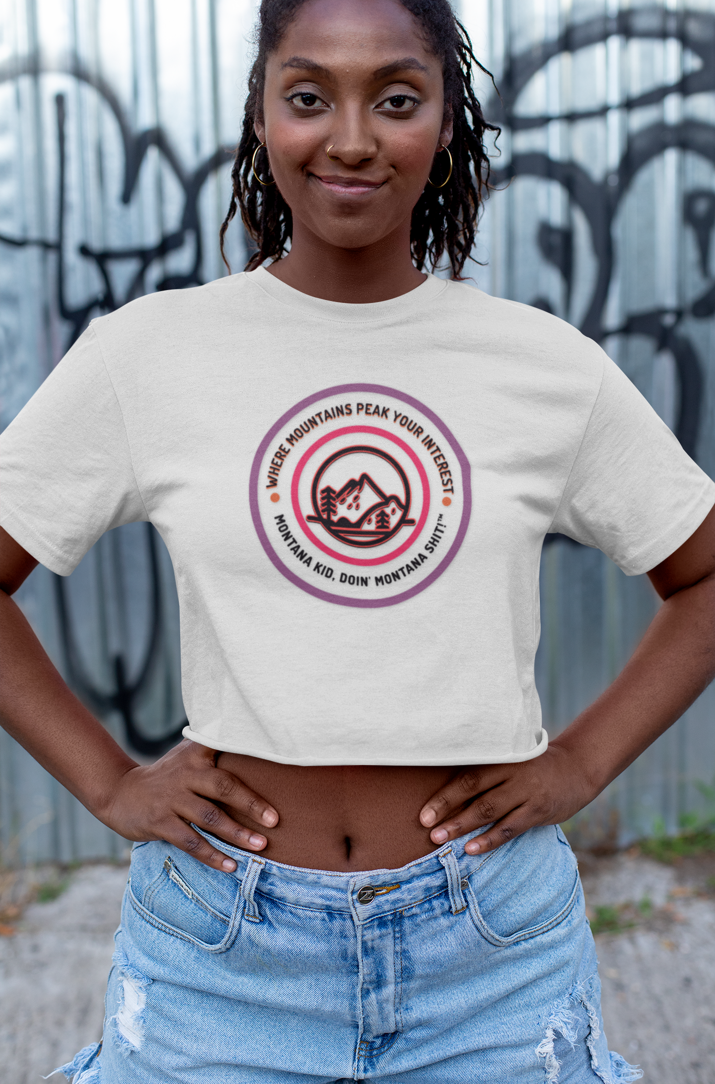 Wild & Free Crop Tee 😏🔥 product thumbnail image Wild & Free Crop Tee 😏🔥 product thumbnail image