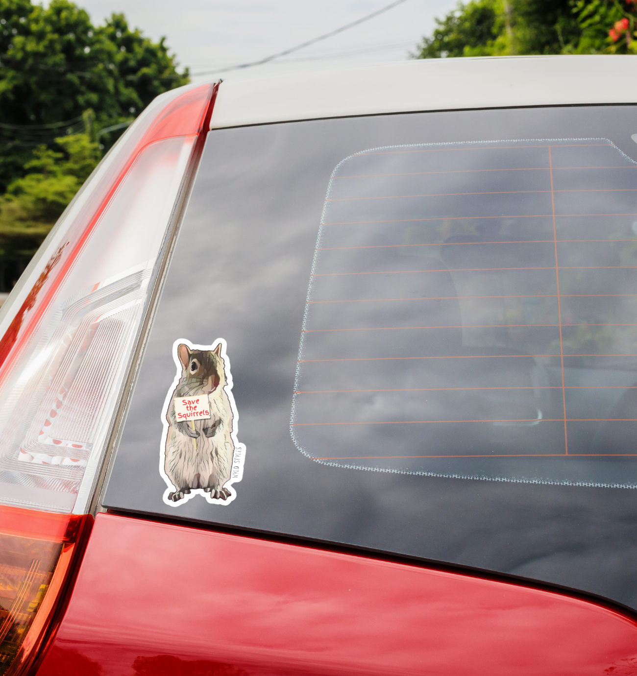 Protest Squirrel Sticker product thumbnail image Protest Squirrel Sticker product thumbnail image