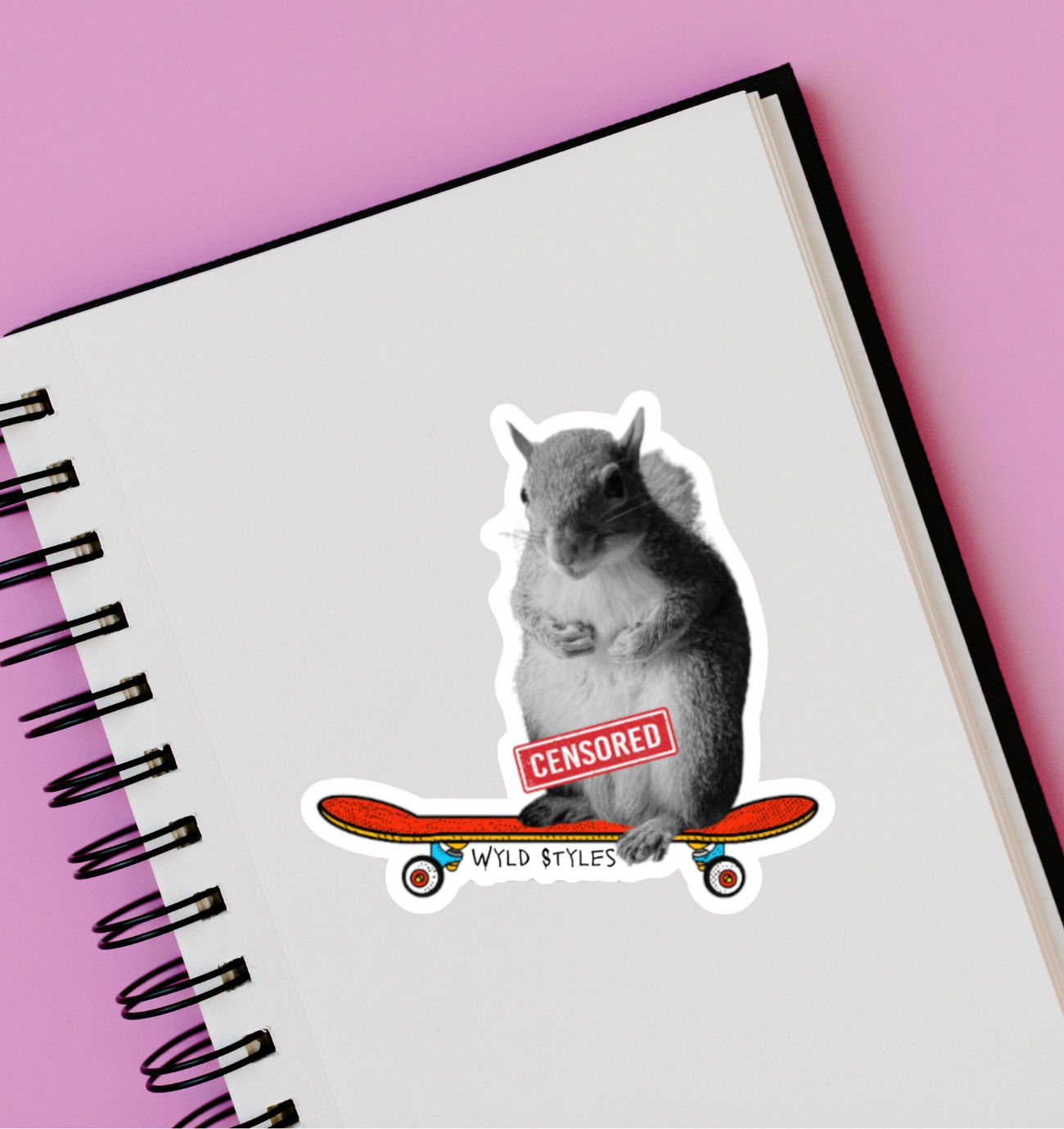 Sk8r Squirrel Sticker product thumbnail image Sk8r Squirrel Sticker product thumbnail image