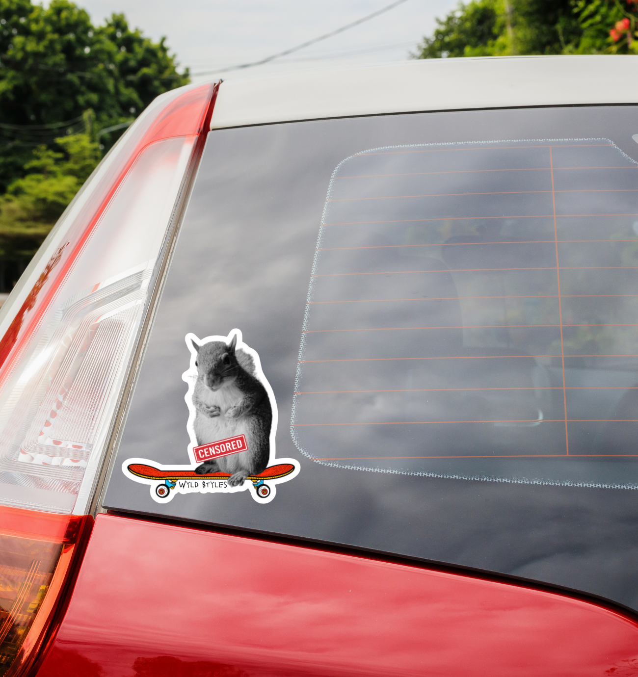 Sk8r Squirrel Sticker product thumbnail image Sk8r Squirrel Sticker product thumbnail image