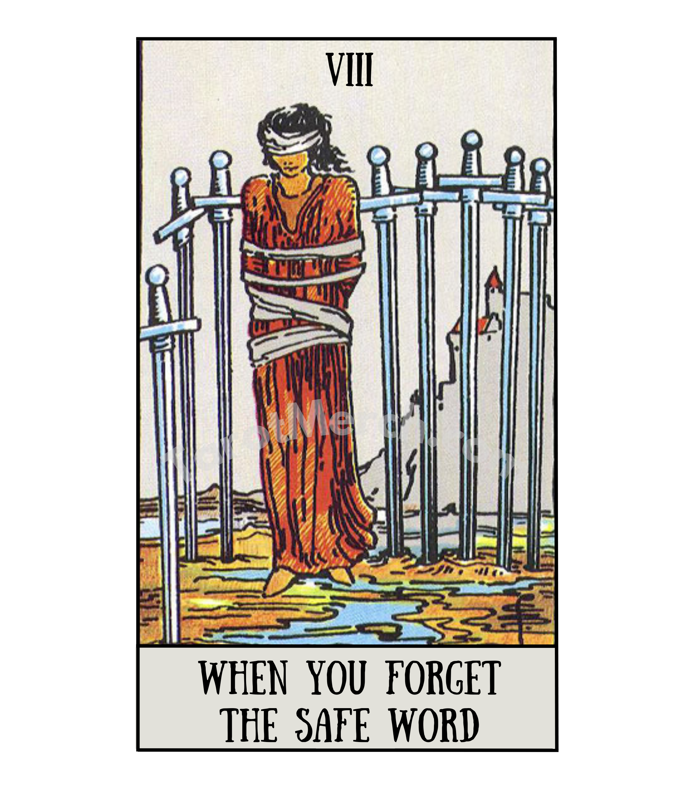 8 of Swords Tee - “Safe Word”