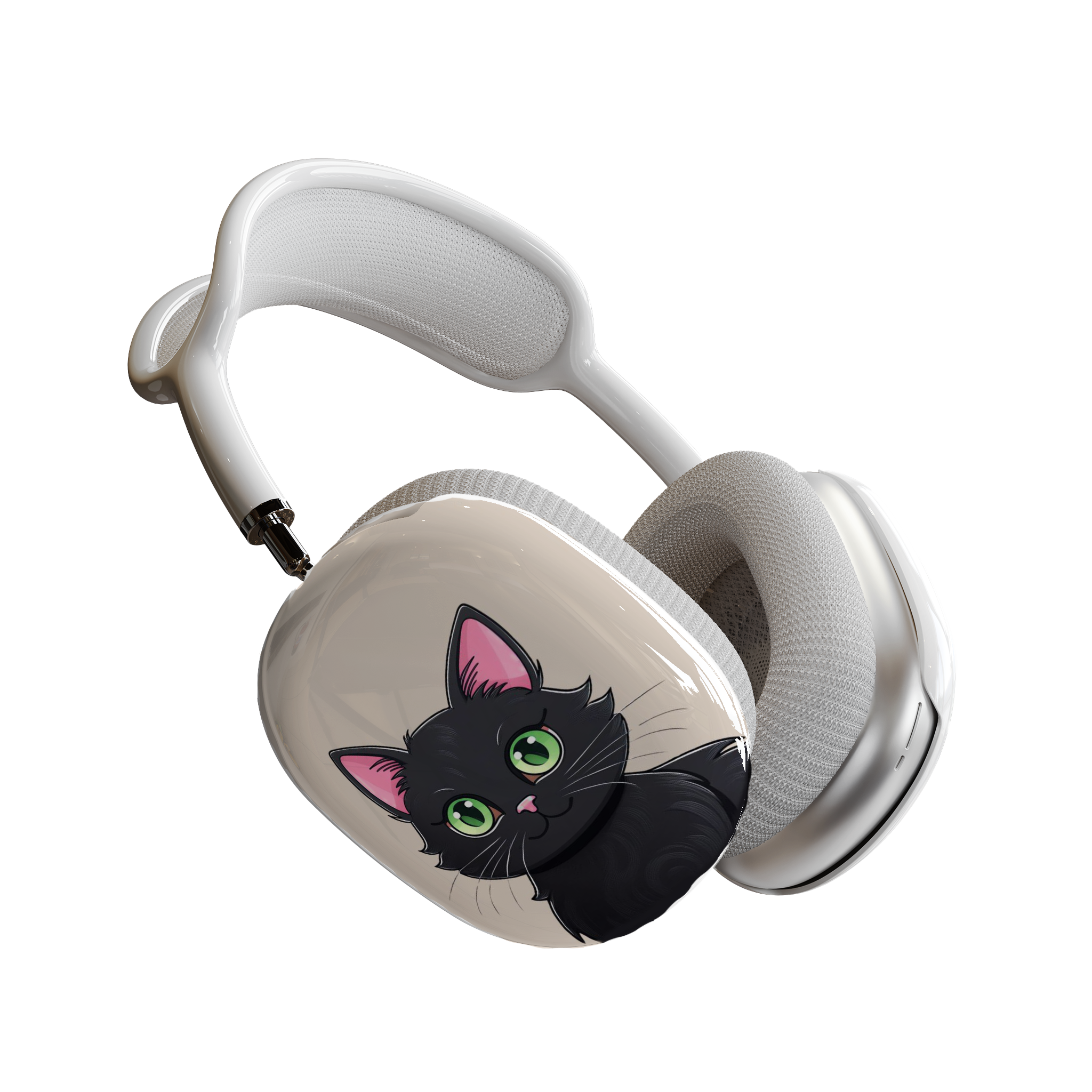 Cat-Themed AirPods Max Shell Case - Cute &amp; Durable Protection product thumbnail image