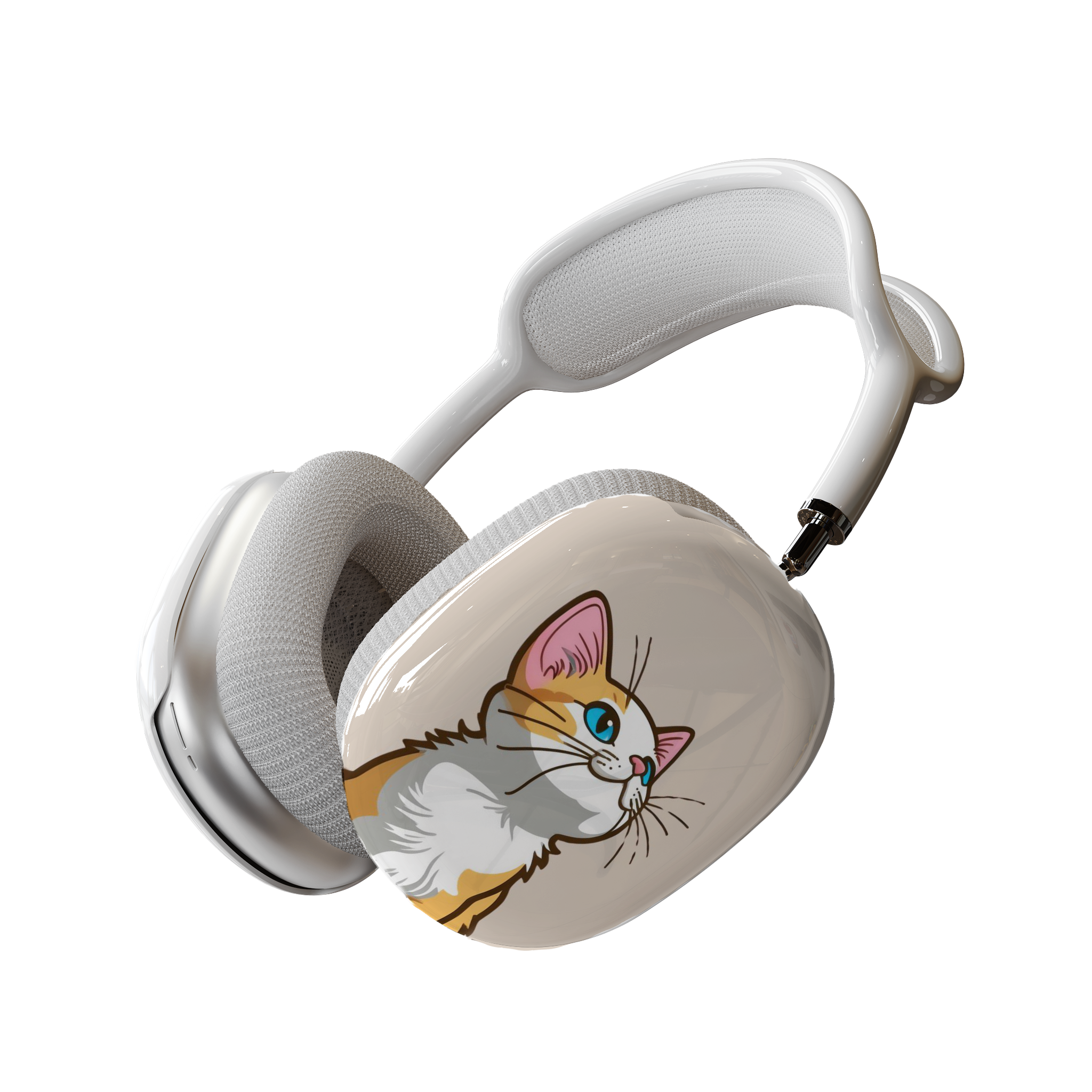 Cat-Themed AirPods Max Shell Case - Cute &amp; Durable Protection product thumbnail image