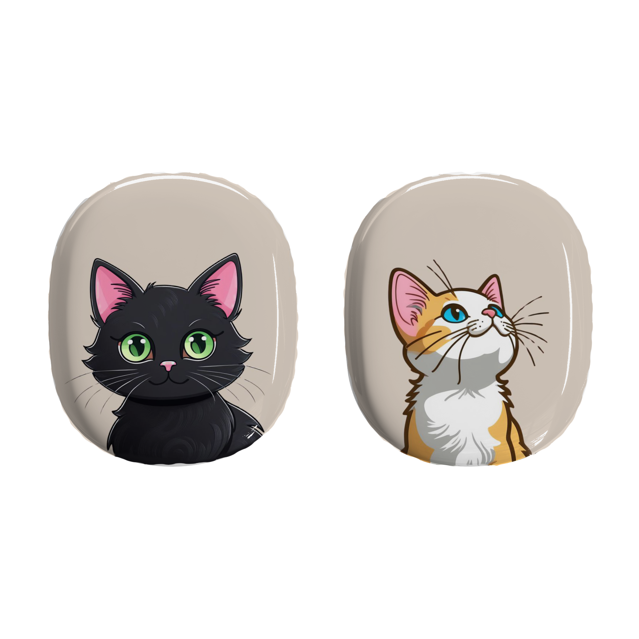 Cat-Themed AirPods Max Shell Case - Cute &amp; Durable Protection product thumbnail image