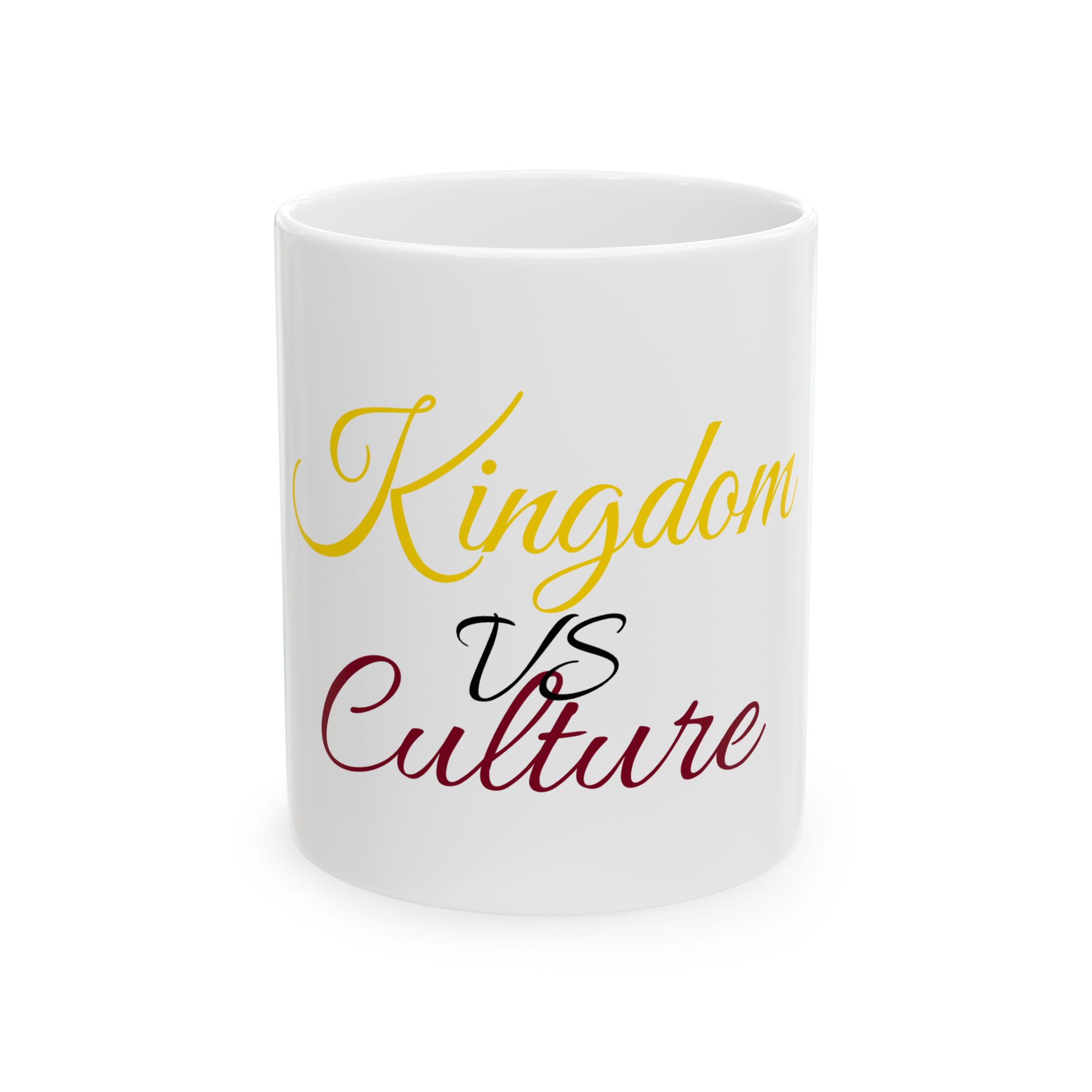 Kingdom vs. Culture Ceramic Mug product thumbnail image Kingdom vs. Culture Ceramic Mug product thumbnail image