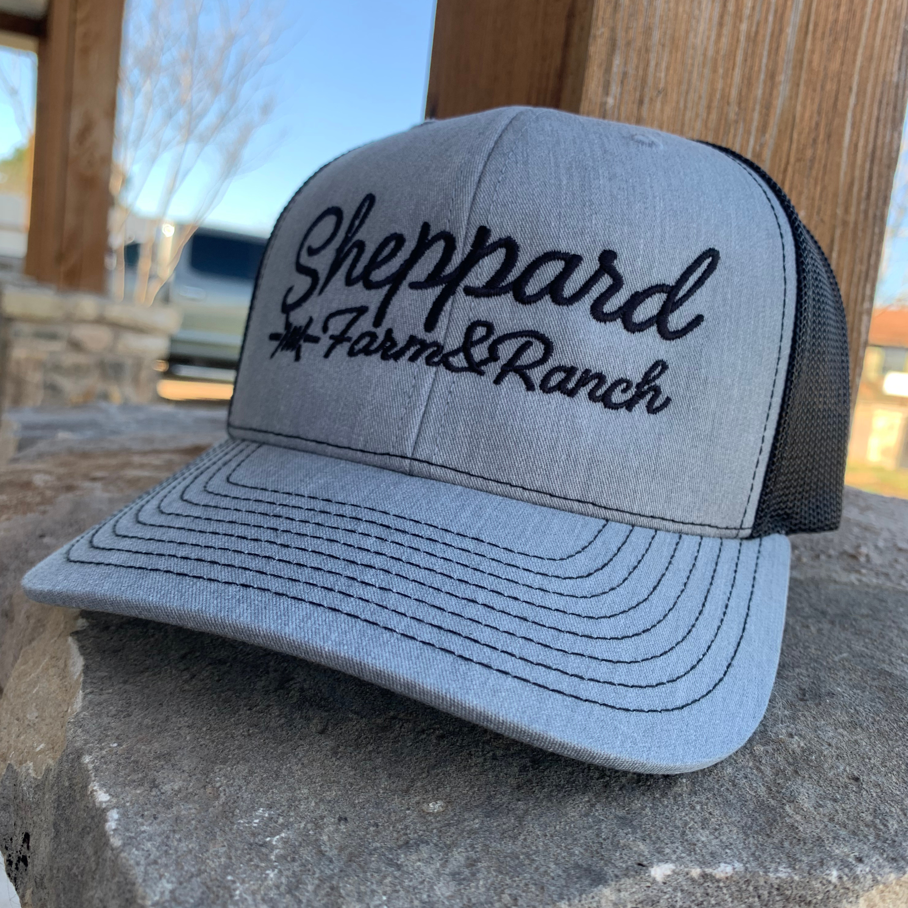 Sheppard Farm and Ranch Black Embroidery