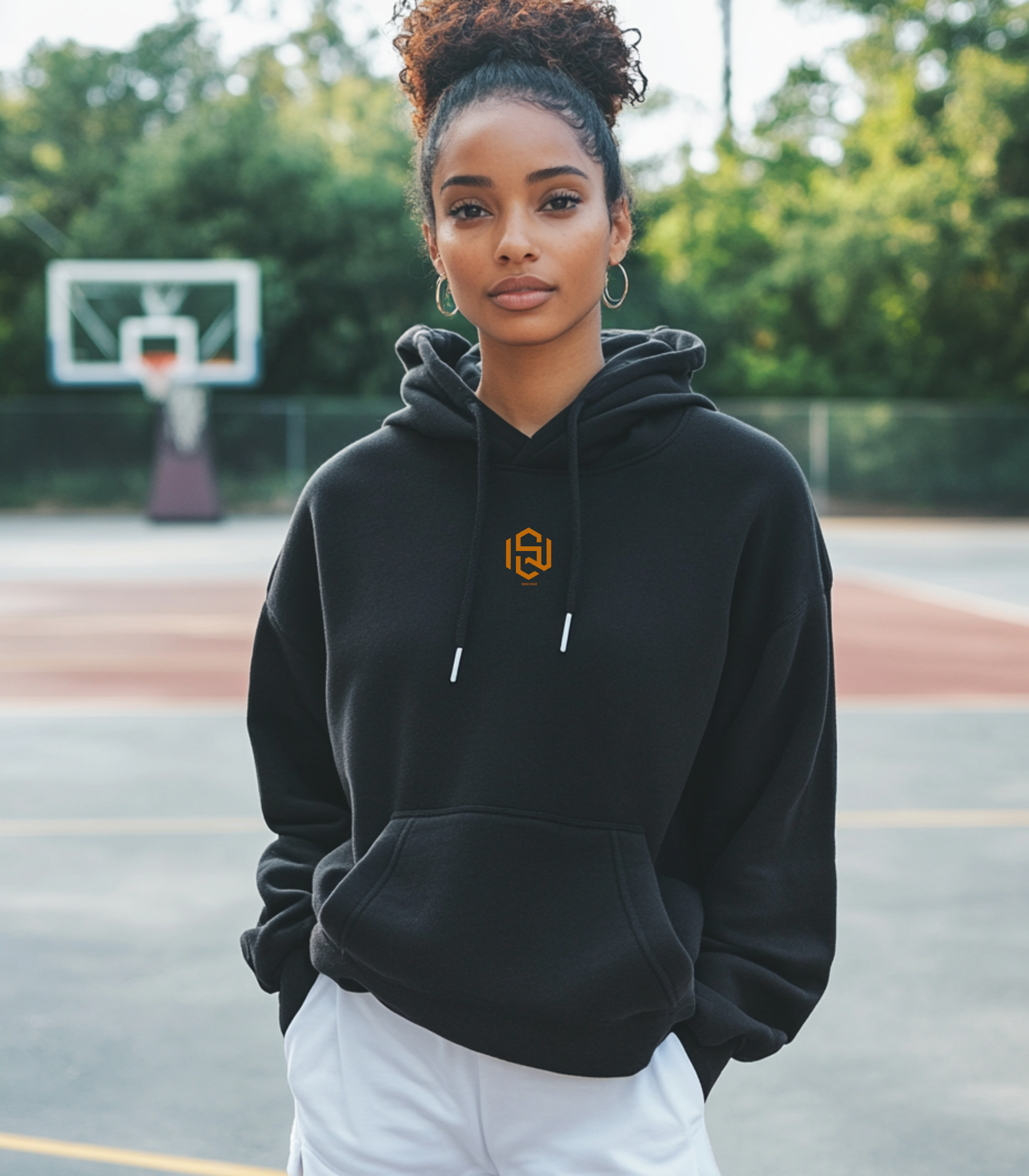 Swish Wear Hoodie, Basketball Sweatshirts, Basketball Gifts, Team Spirit Apparel, Gym Sweatshirts, Youth Basketball shirts, Ncaa March Madness, Basketball Playoffs, Final Four product thumbnail image