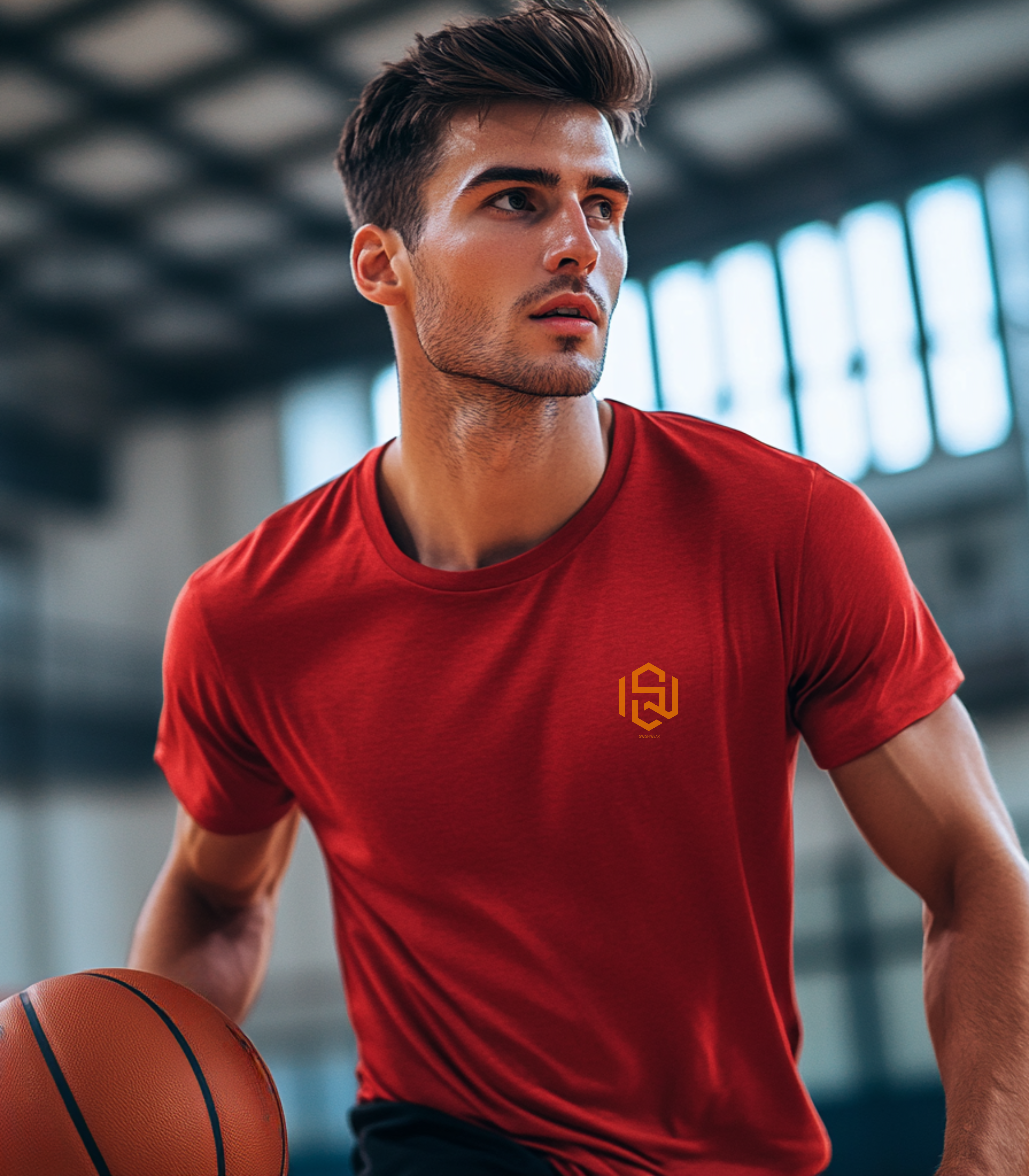 Swish Wear Unisex Basketball T-shirts, WNBA Tees, Basketball Team gifts, Youth Basketball, Sportswear, Gym Shirts product thumbnail image