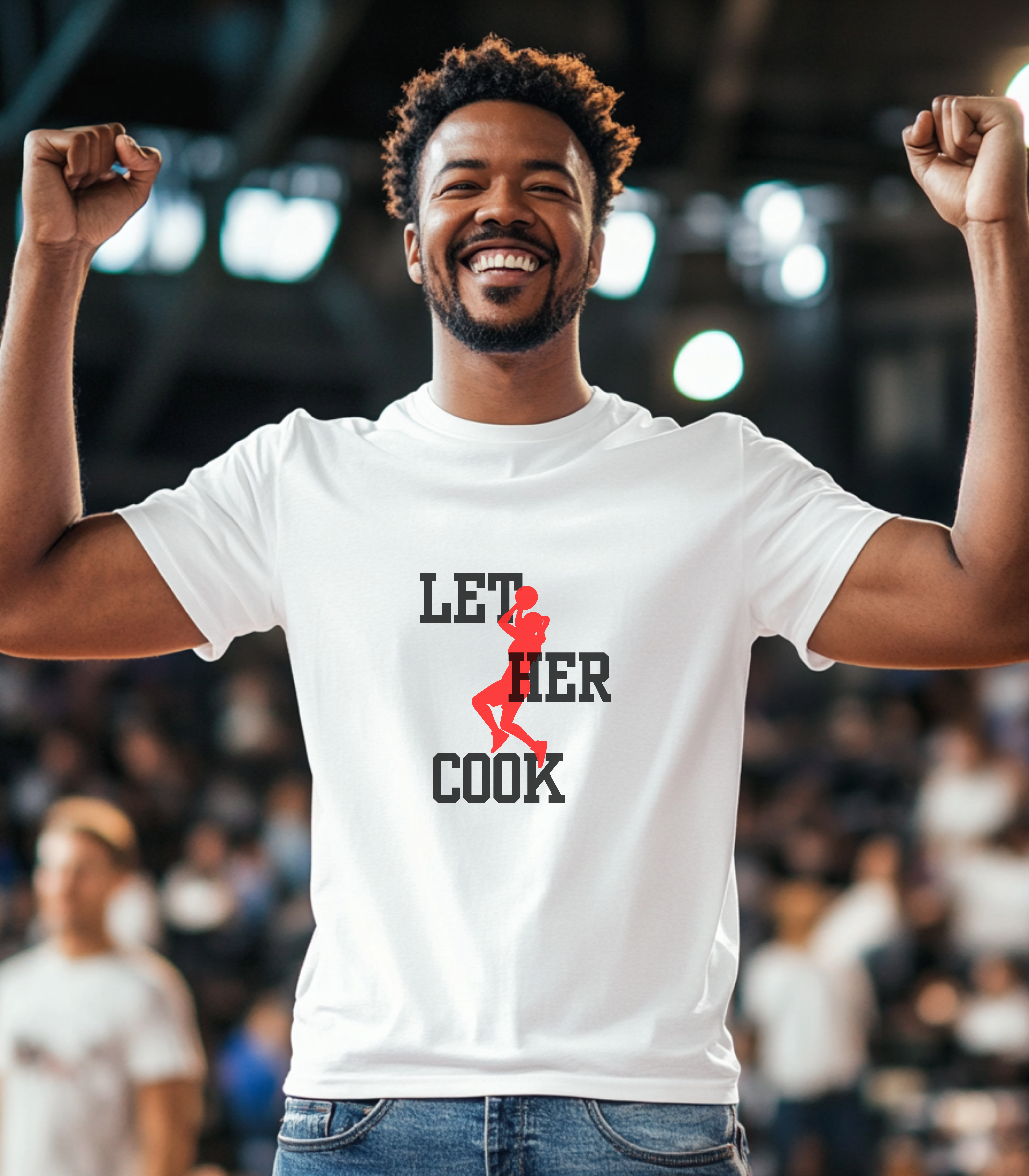 Let Her Cook Graphic Tshirt, Basketball T-shirt, Funny Bball Tee, Team Basketball Shirts, Basketball Gifts, Basketball Team Shirts product thumbnail image Let Her Cook Graphic Tshirt, Basketball T-shirt, Funny Bball Tee, Team Basketball Shirts, Basketball Gifts, Basketball Team Shirts product thumbnail image