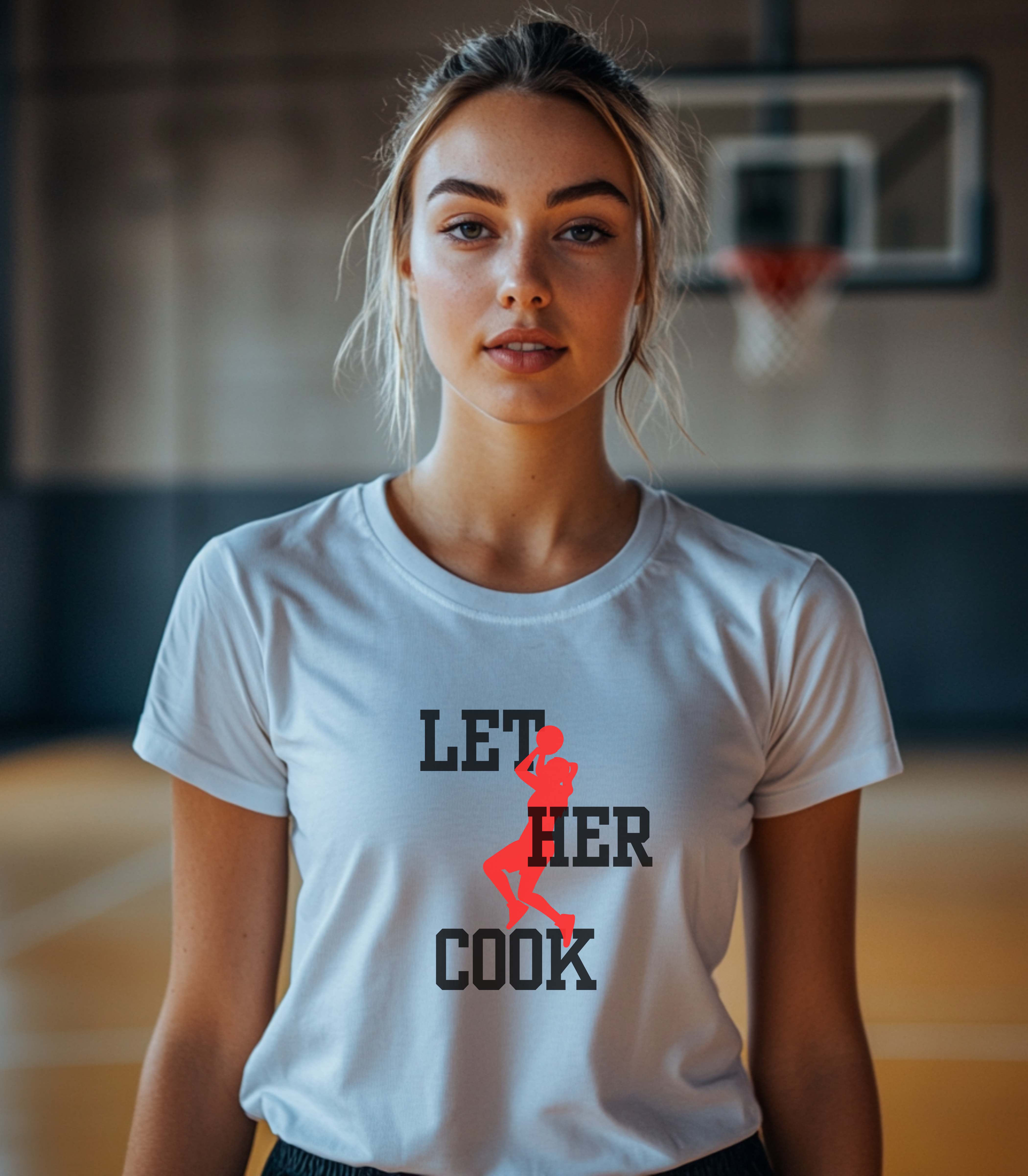 Let Her Cook Graphic Tshirt, Basketball T-shirt, Funny Bball Tee, Team Basketball Shirts, Basketball Gifts, Basketball Team Shirts product thumbnail image Let Her Cook Graphic Tshirt, Basketball T-shirt, Funny Bball Tee, Team Basketball Shirts, Basketball Gifts, Basketball Team Shirts product thumbnail image