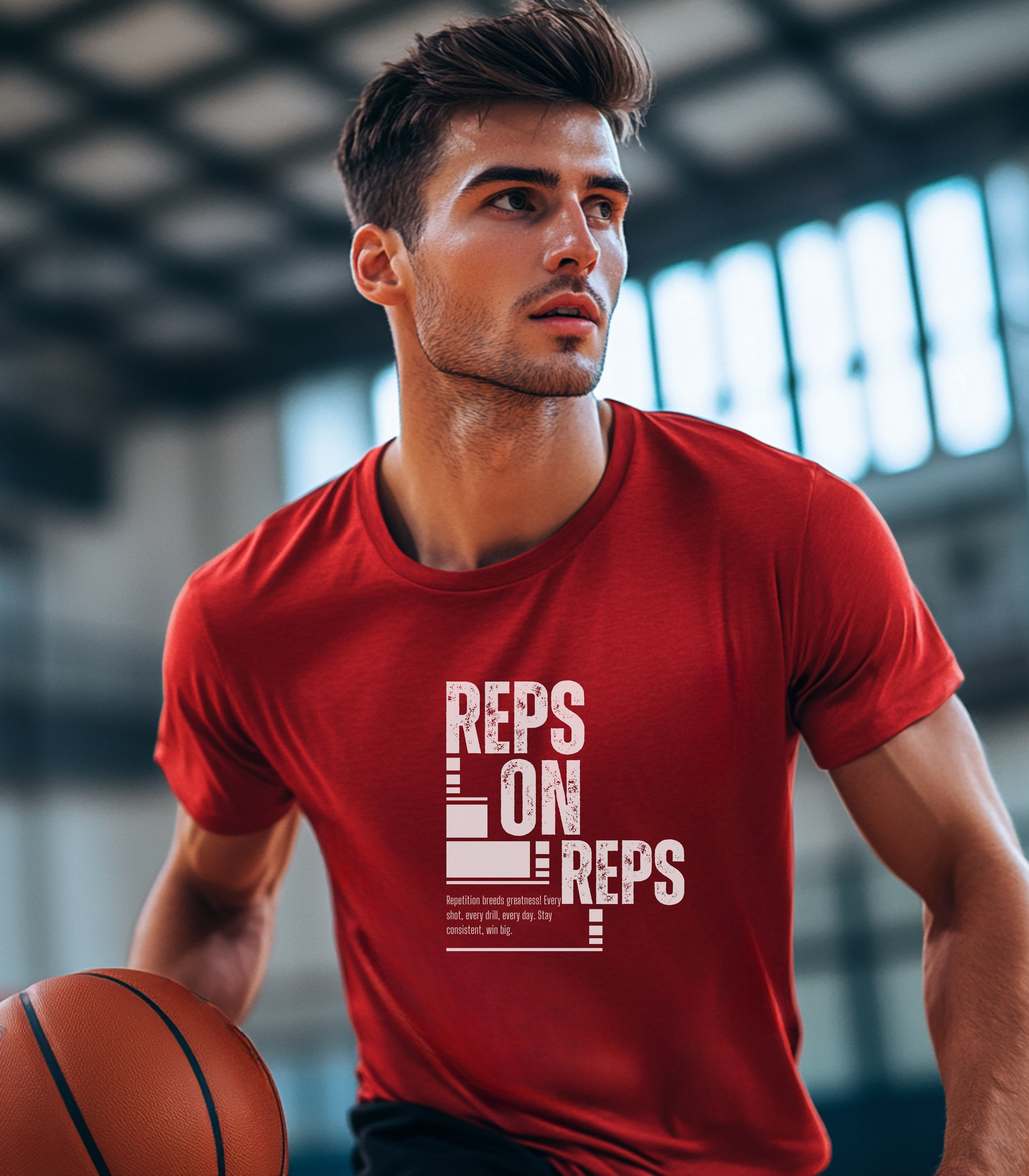 Reps on Reps Basketball Graphic Tshirt, Basketball Lovers shirt, Basketball Team gifts, March Madness, It's Bracket Season product thumbnail image