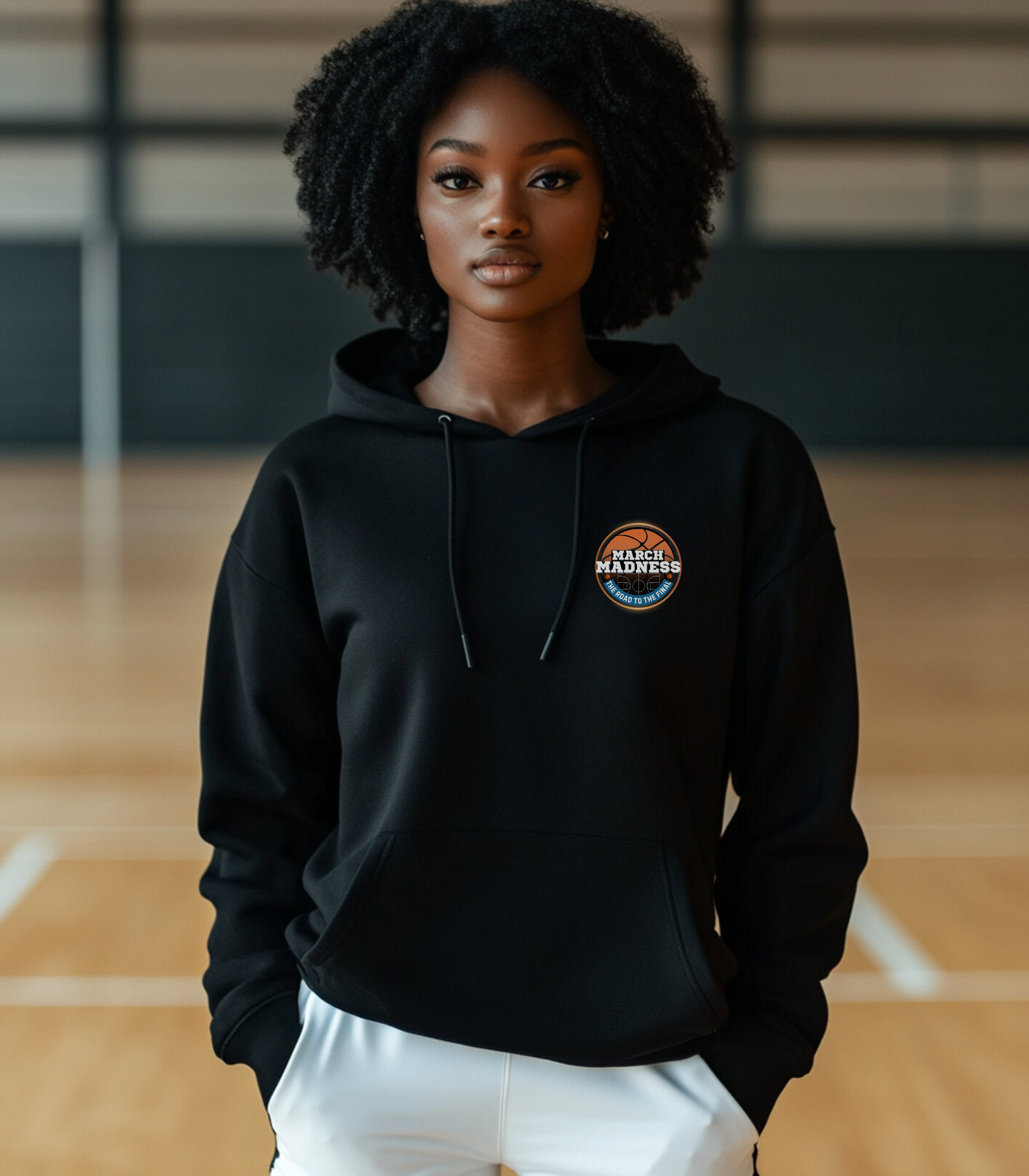 March Madness Unisex Hoodie, Basketball Fan Gear, Cozy Sports Apparel, Perfect for Game Day, Gift for Sports Lovers,  Basketball Shirts, Final Four, Ncaa Shirts, Menswear, Womens Hoodie, Trending Shirts product thumbnail image