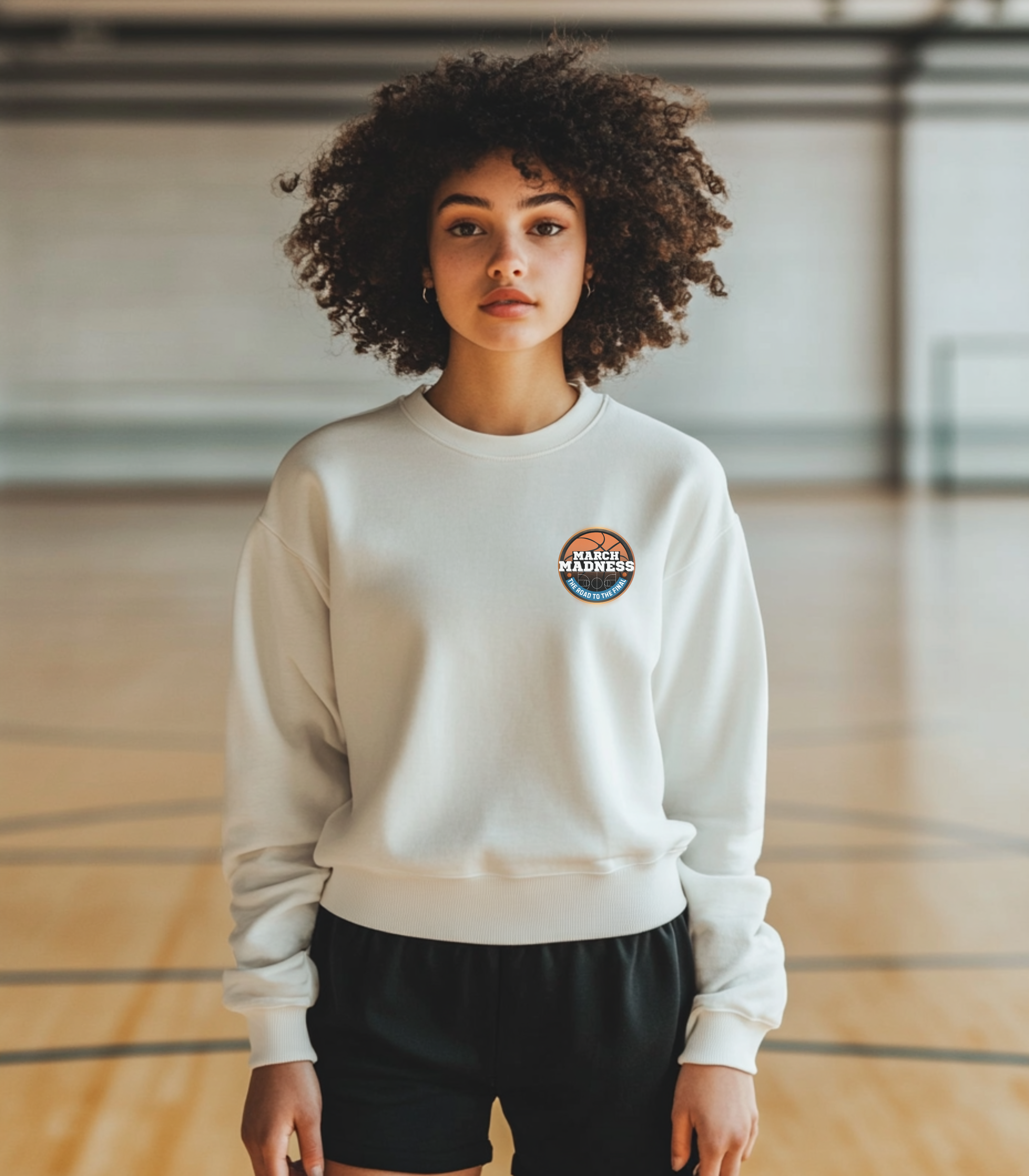 March Madness Basketball Sweatshirt, Sports Apparel, Unisex Crewneck, Fan Gear, Basketball Gift, College Basketball Style, Unisex Sweatshirts, Menswear, Final Four, Basketball Playoffs product thumbnail image
