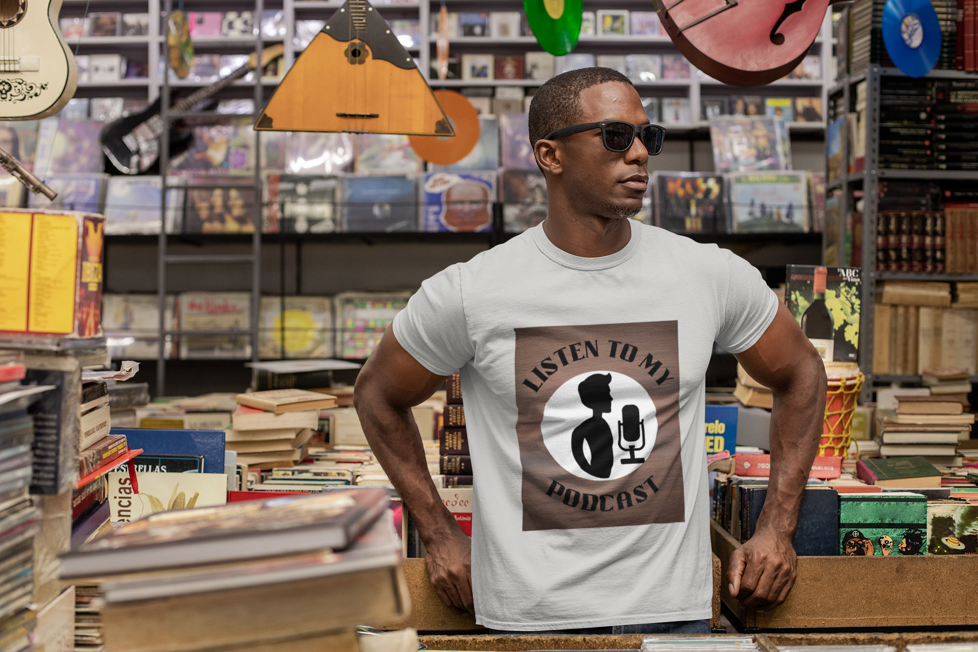 Podcast Lover Unisex Softstyle T-Shirt - Listen to my Podcast product thumbnail image Podcast Lover Unisex Softstyle T-Shirt - Listen to my Podcast product thumbnail image