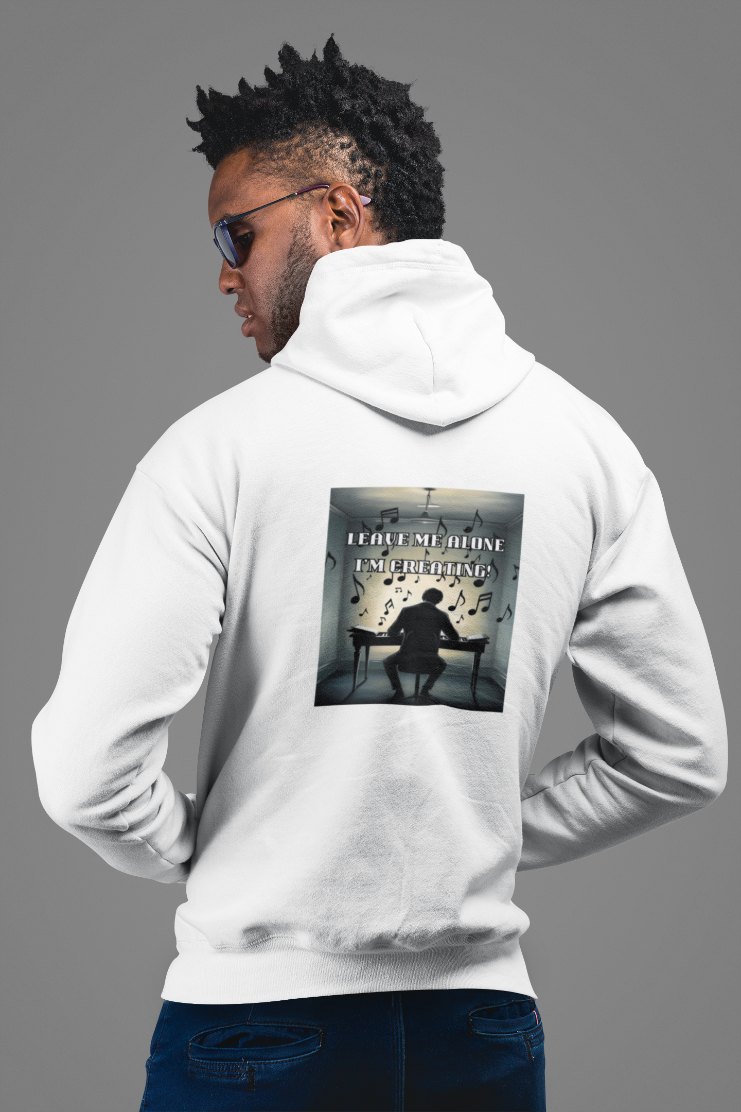 Music Creator Hoodie - leave me alone I'm creating product thumbnail image